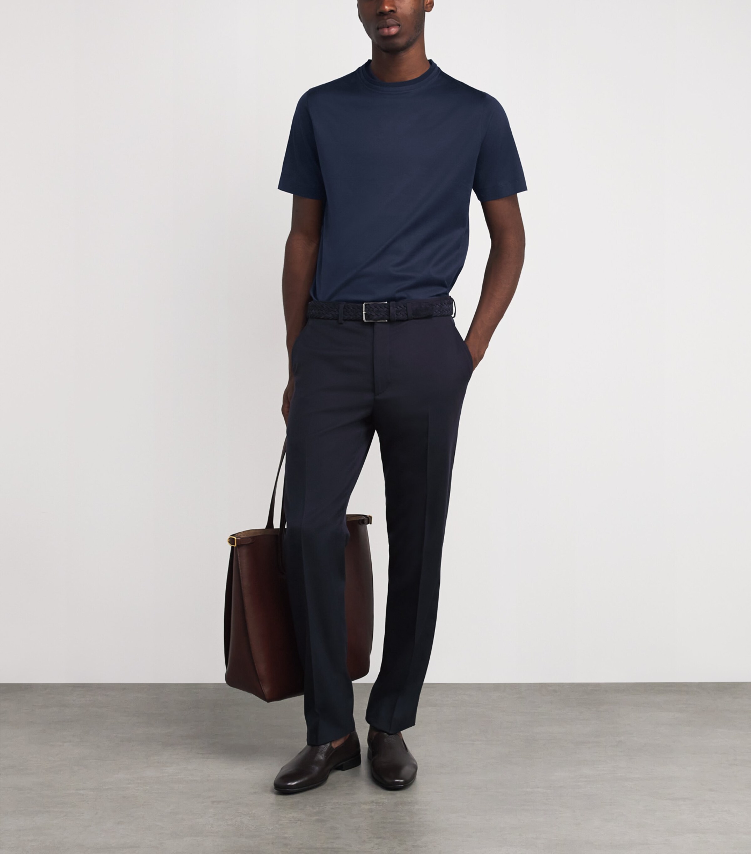 Cotton Double-Neck T-Shirt 300 Image 2