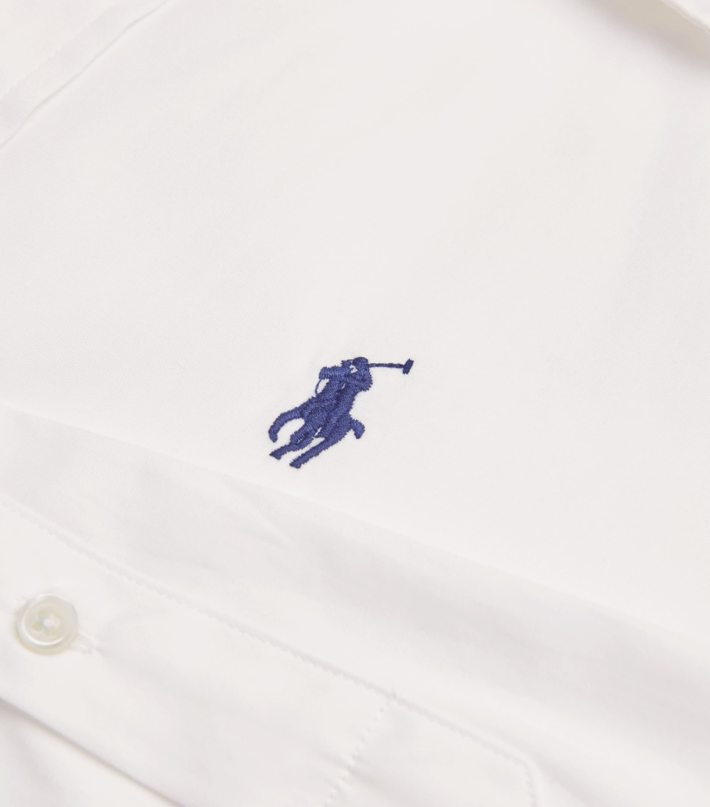 Polo Pony Long-Sleeve Shirt WHITE Image 5