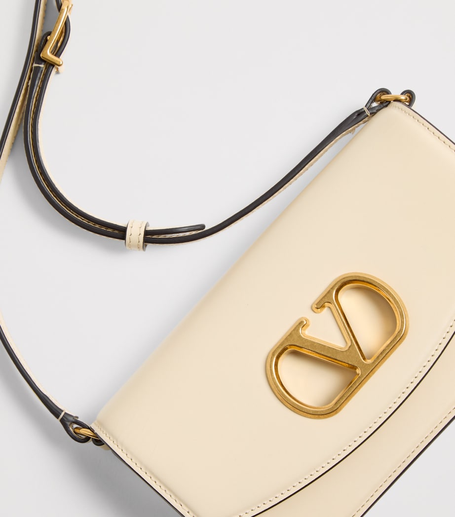 Small Leather Vain Clutch Bag REN Image 8