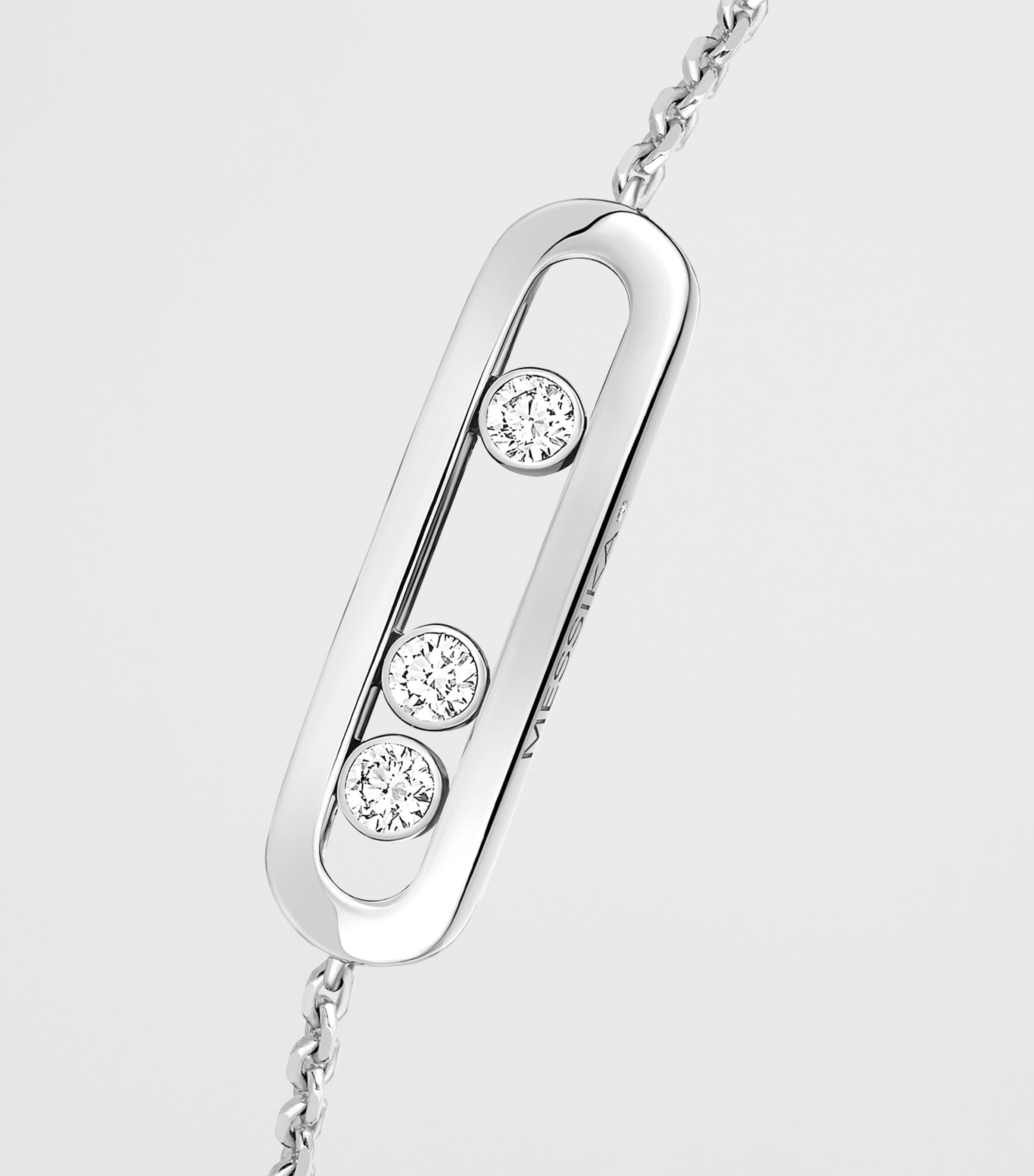 Messika Baby Move Classique White Gold and Diamond Bracelet (0.12ct) White Gold Image 3