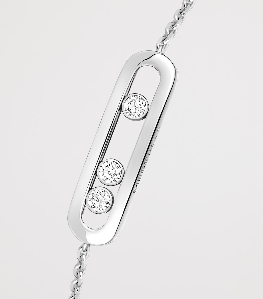 Messika Baby Move Classique White Gold and Diamond Bracelet (0.12ct) White Gold Image 3