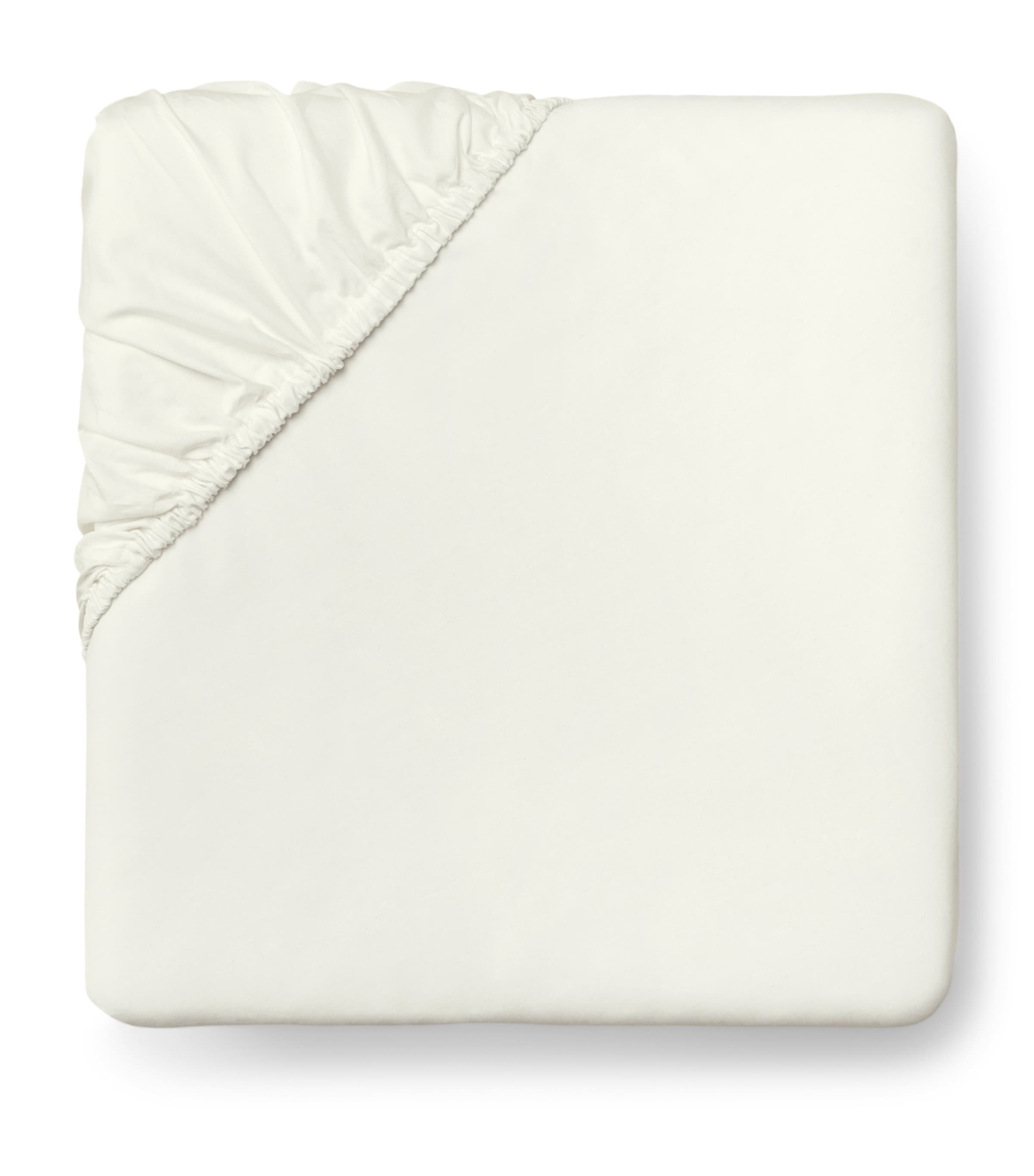 Pratesi Angel Luxe King Fitted Sheet (150cm x 200cm) Ivory Image 1