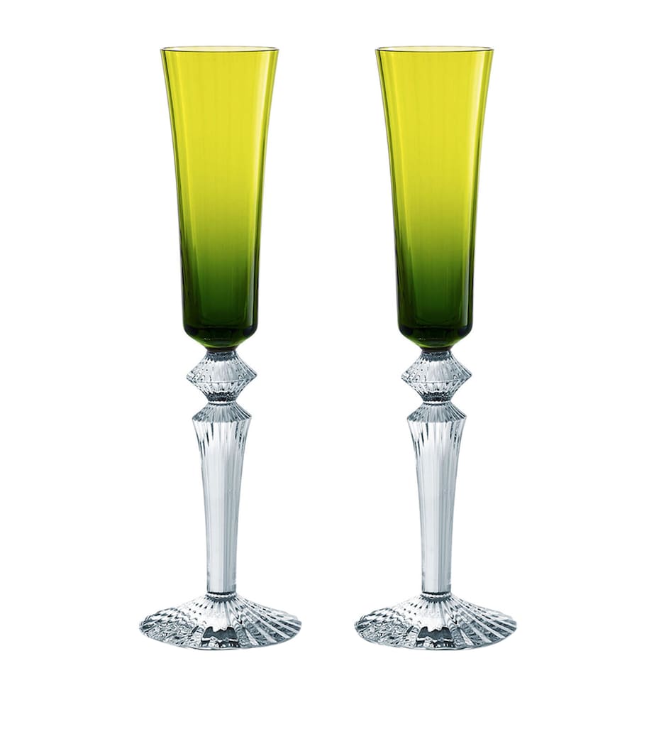 Set of 2 Mille Nuits Champagne Glasses (170ml) NO COLOUR Image 1