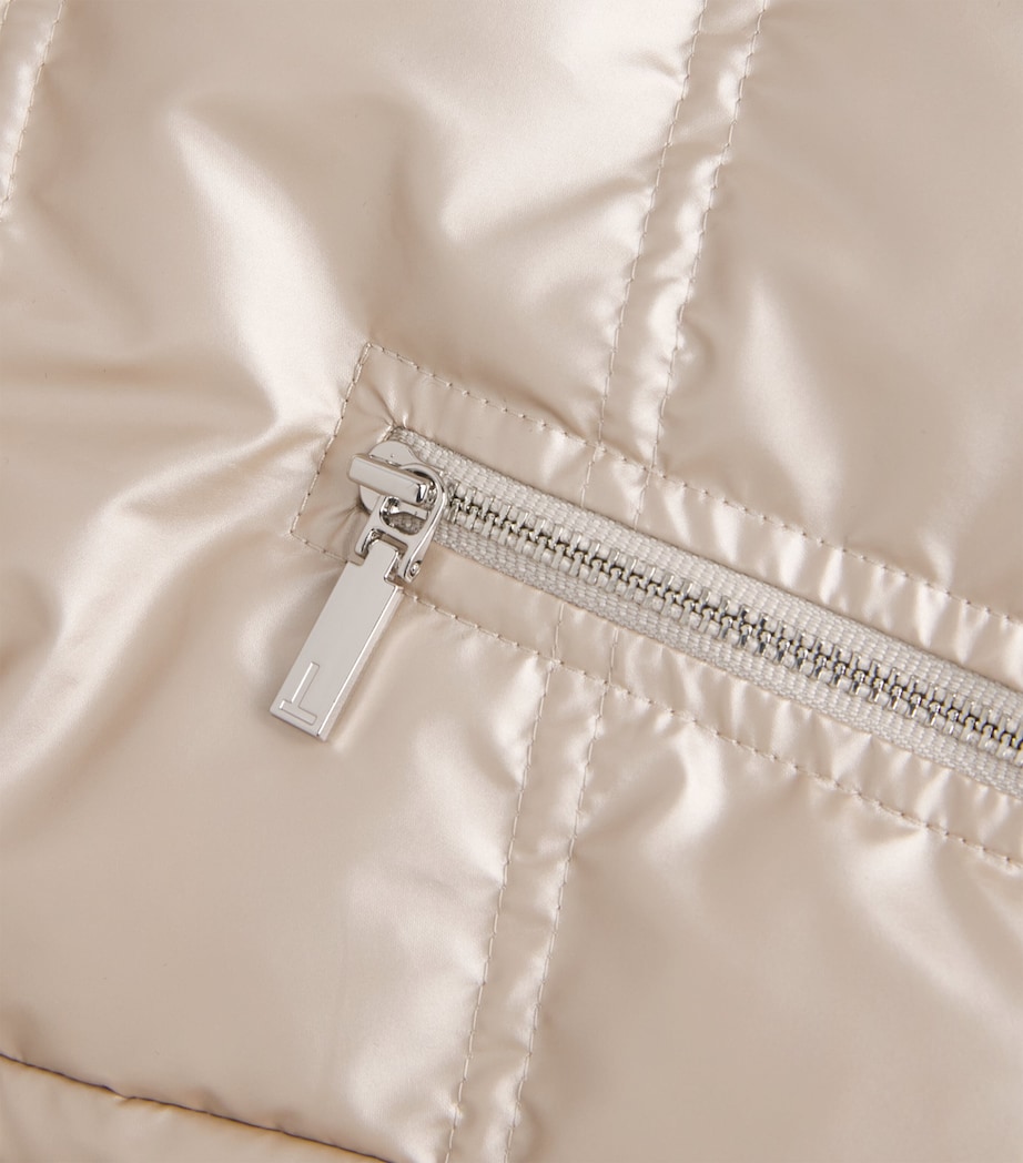 Down Reversible Gilet OYSTER Image 7