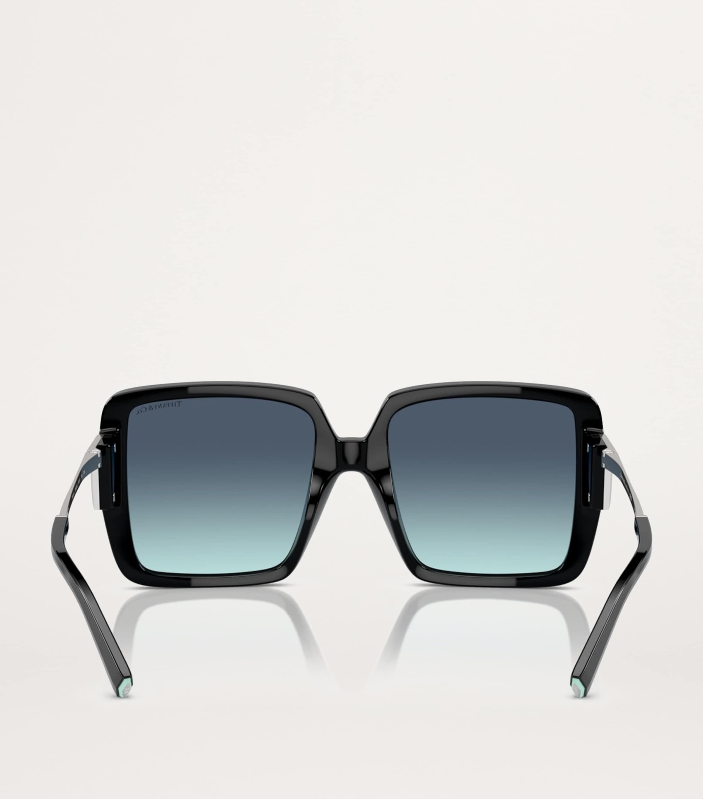 Injected Square Oversized Sunglasses 83429S Image 4