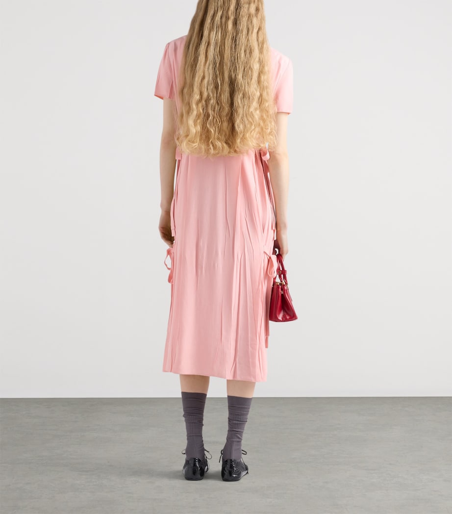 Crepe Embellished Midi Dress F0028 Image 5