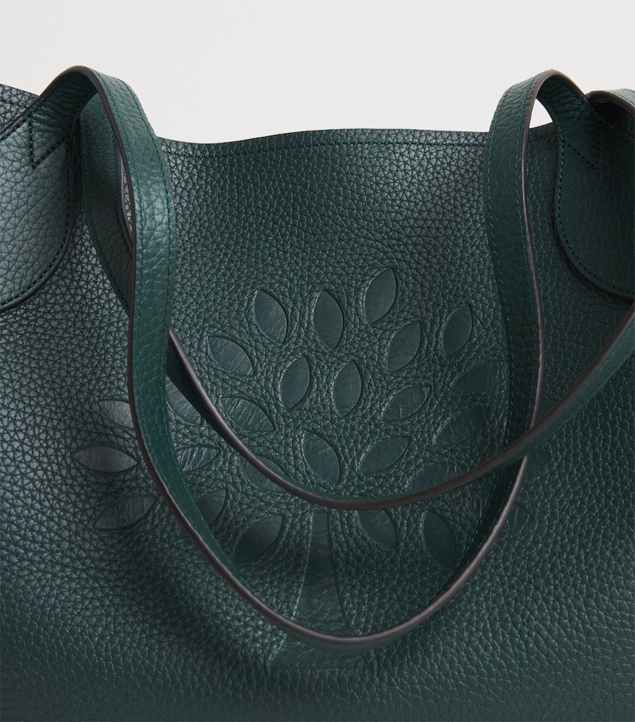 Mulberry Grained Leather Tree Tote Bag Mulberry Green Image 6