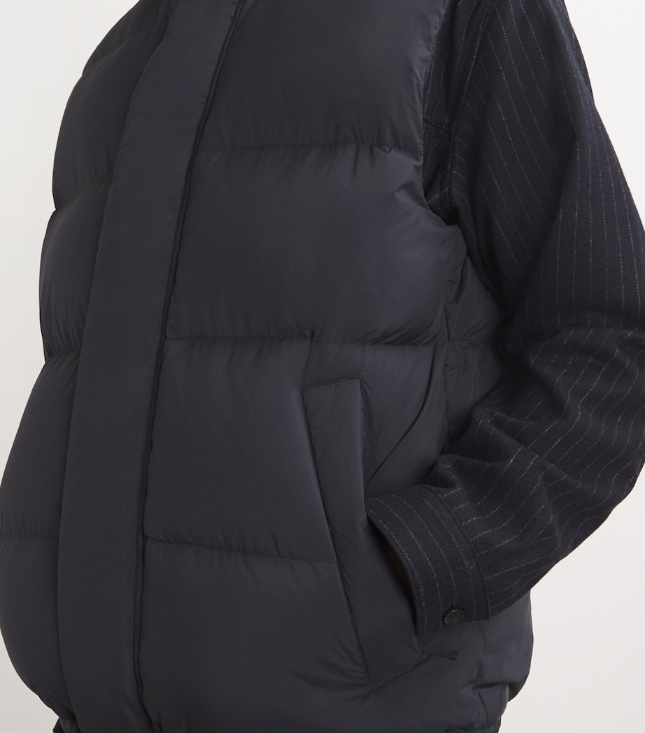 Down Matthew Gilet 200 NAVY BLUE Image 6