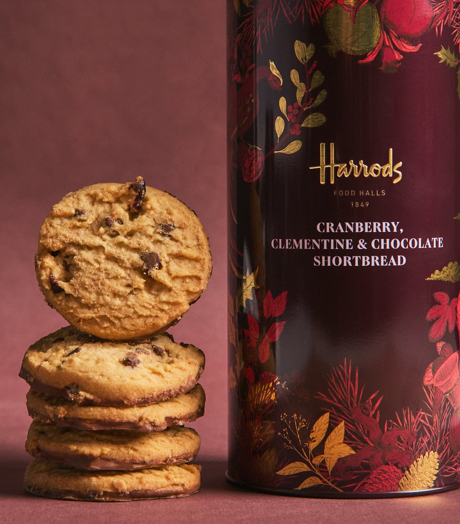 Milk-Coated Cranberry, Clementine & Chocolate Chip Shortbread Biscuits (200g) NO COLOUR Image 2