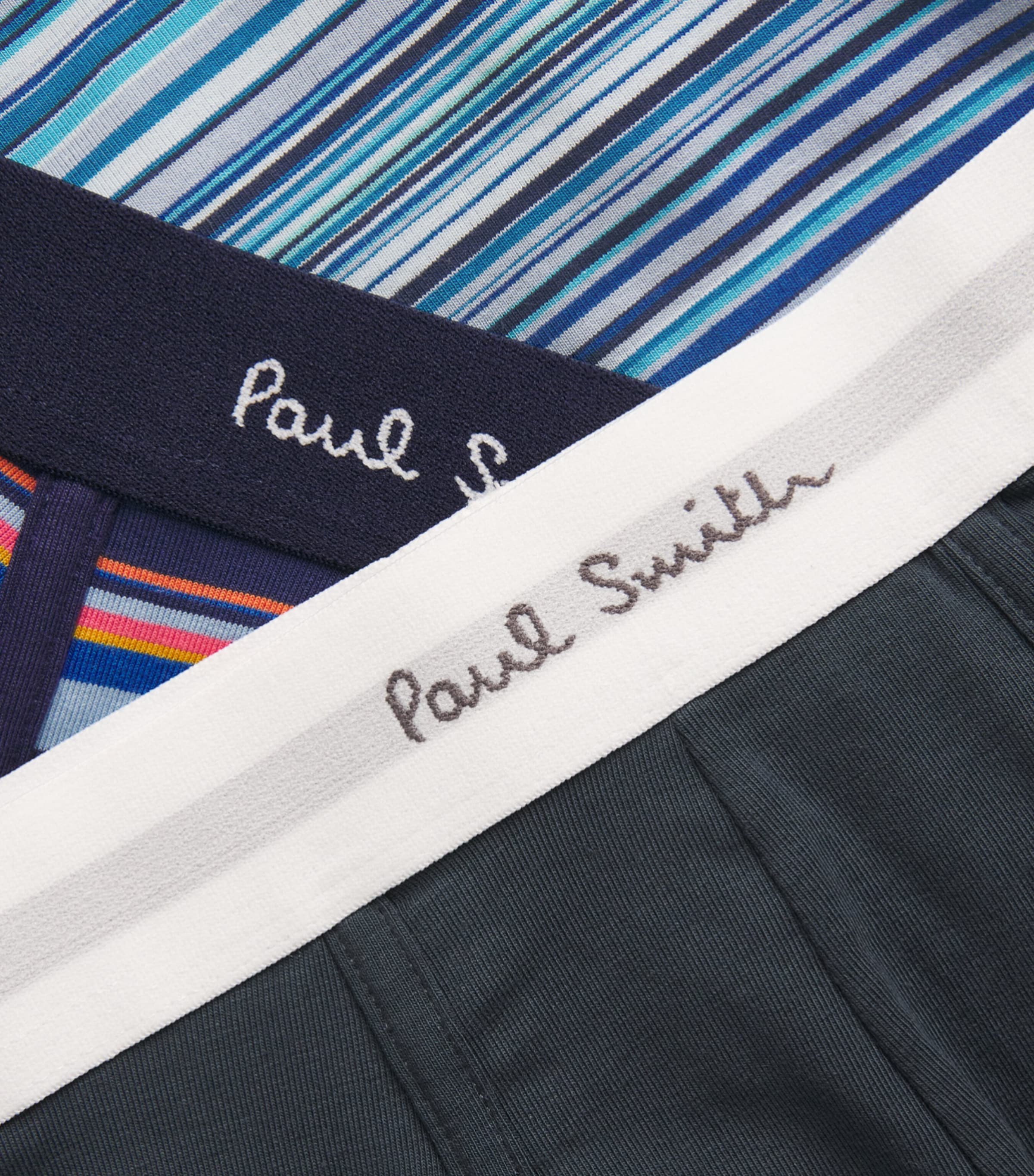 Paul Smith Mens Stretch-Organic Cotton Trunks (Pack of 3) Plate Image 5