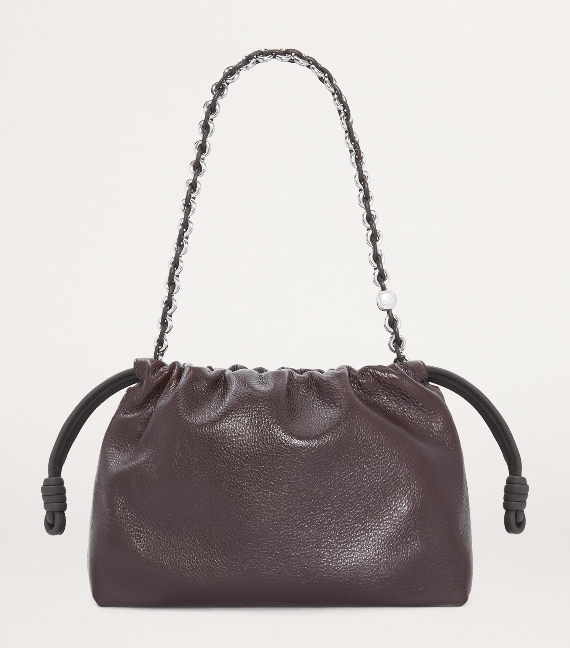 ハンドバッグ LOEWE FLAMENCO MEDIUM PURSE BAG Medium Flamenco purse in mellow nappa lambskin White - LOEWE