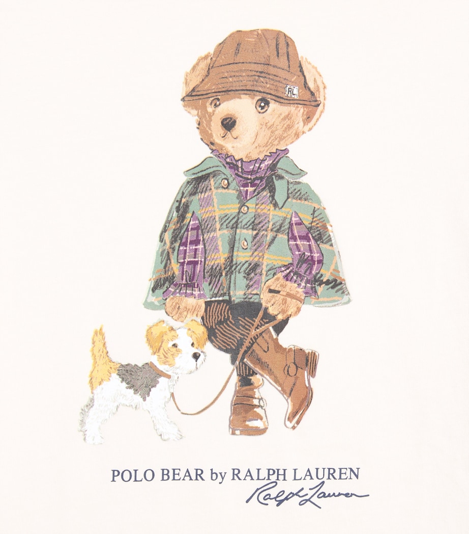 Ralph Lauren Kids Cotton Polo Bear T-Shirt (2-6 Years) Estate Cream Image 3