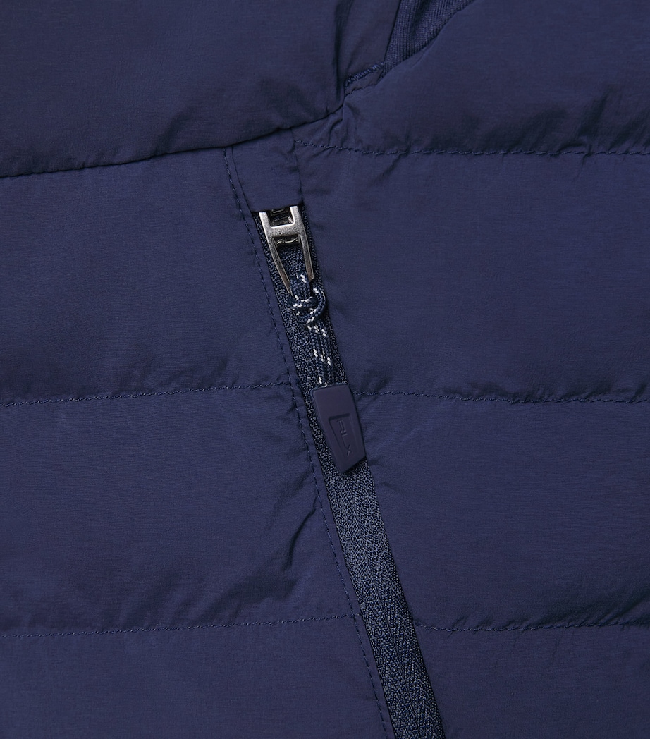RLX Ralph Lauren Mens Padded High-Neck Zip-Up Jacket Refined Navy Image 6