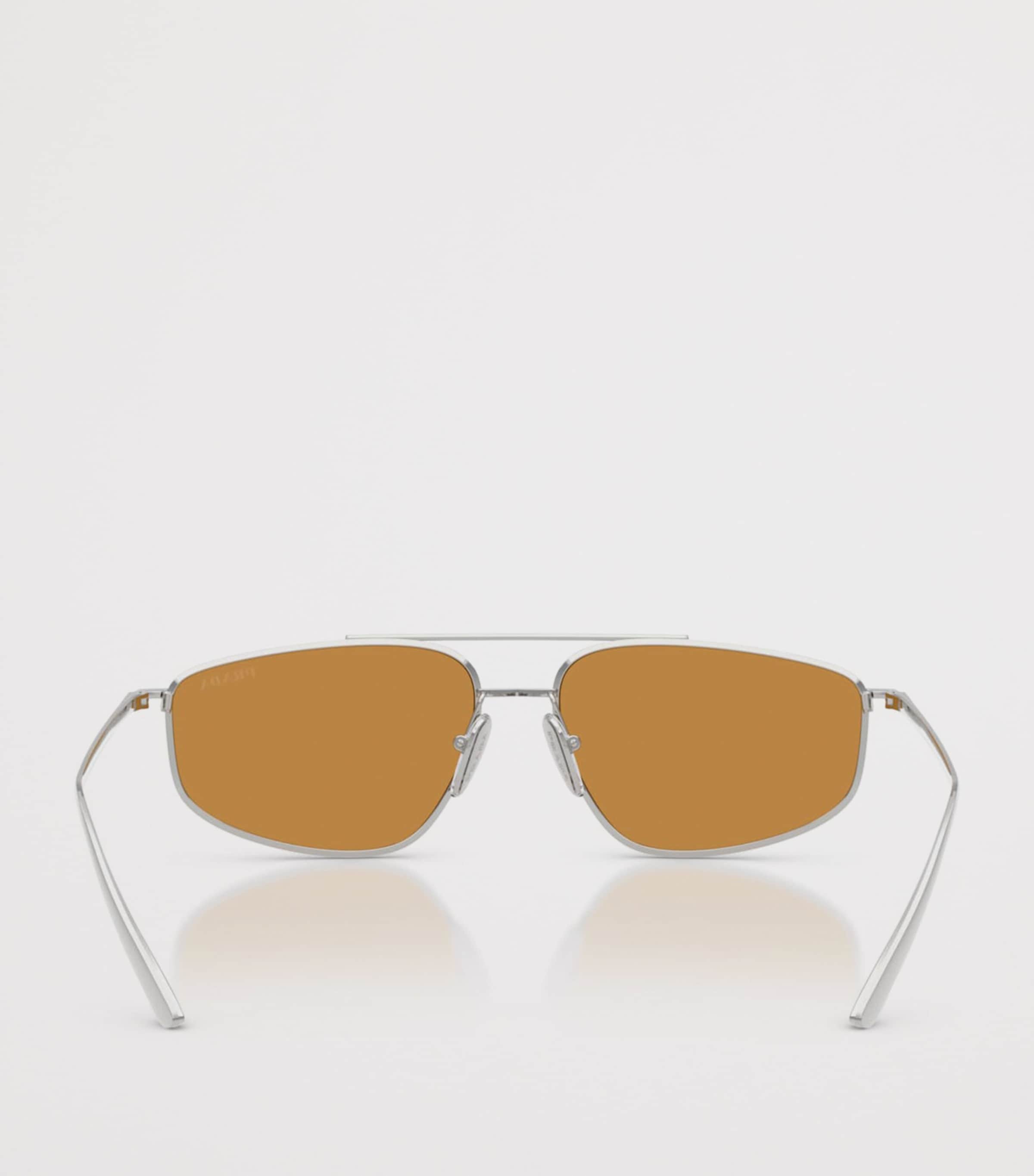 Metal Rectangular Sunglasses 1BC50P Image 4