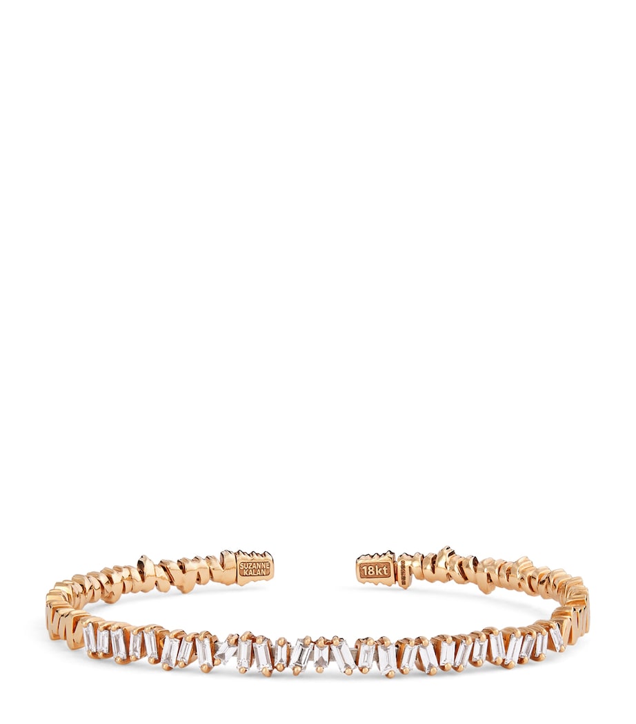 Rose Gold and Diamond Classic Bangle 18K RG/WD Image 1