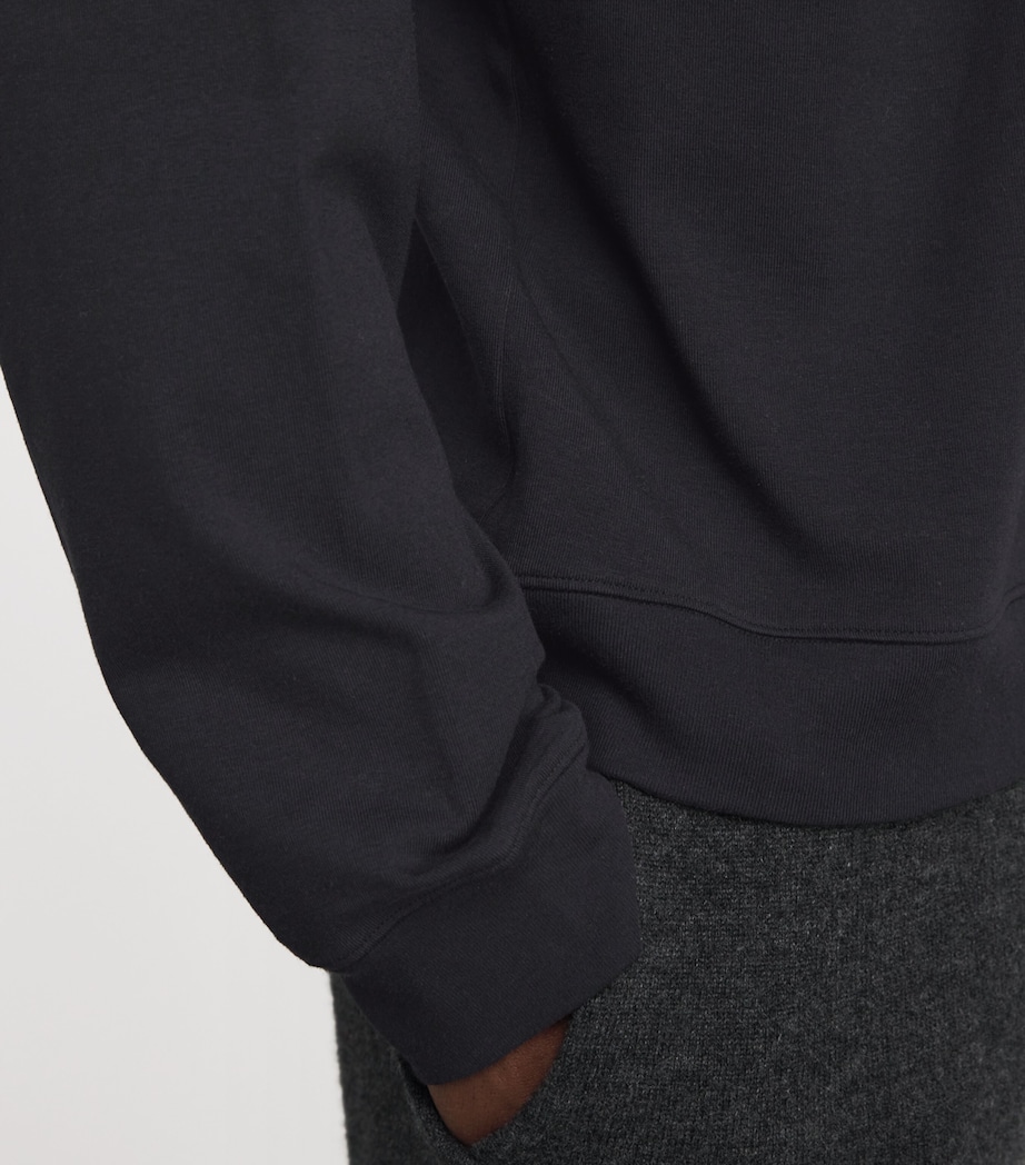 Jersey Lounge Quarter-Zip Sweater OBSIDIAN Image 6