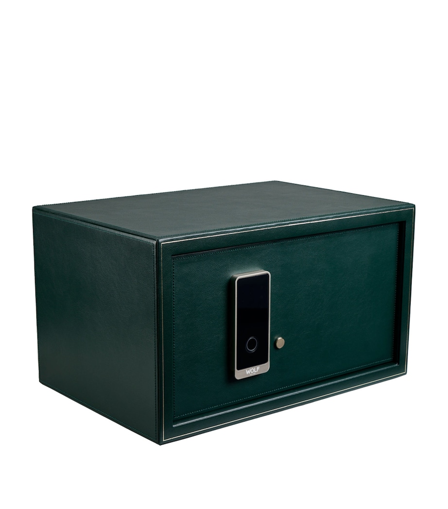 Vegan Leather 4-Piece The Den Watch Winder Safe GREEN Image 2