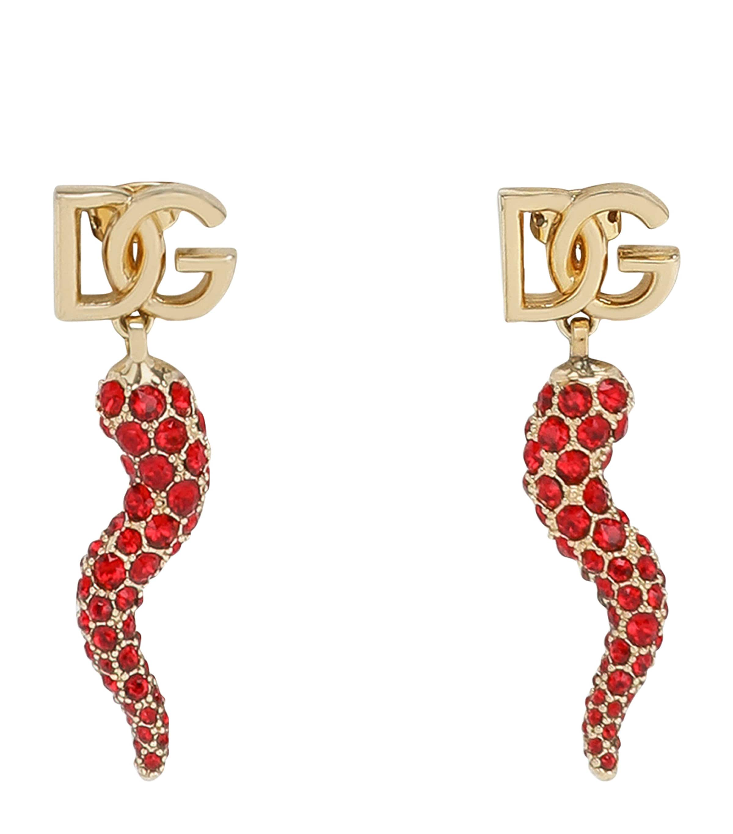 Dolce & Gabbana Creole Drop Earrings