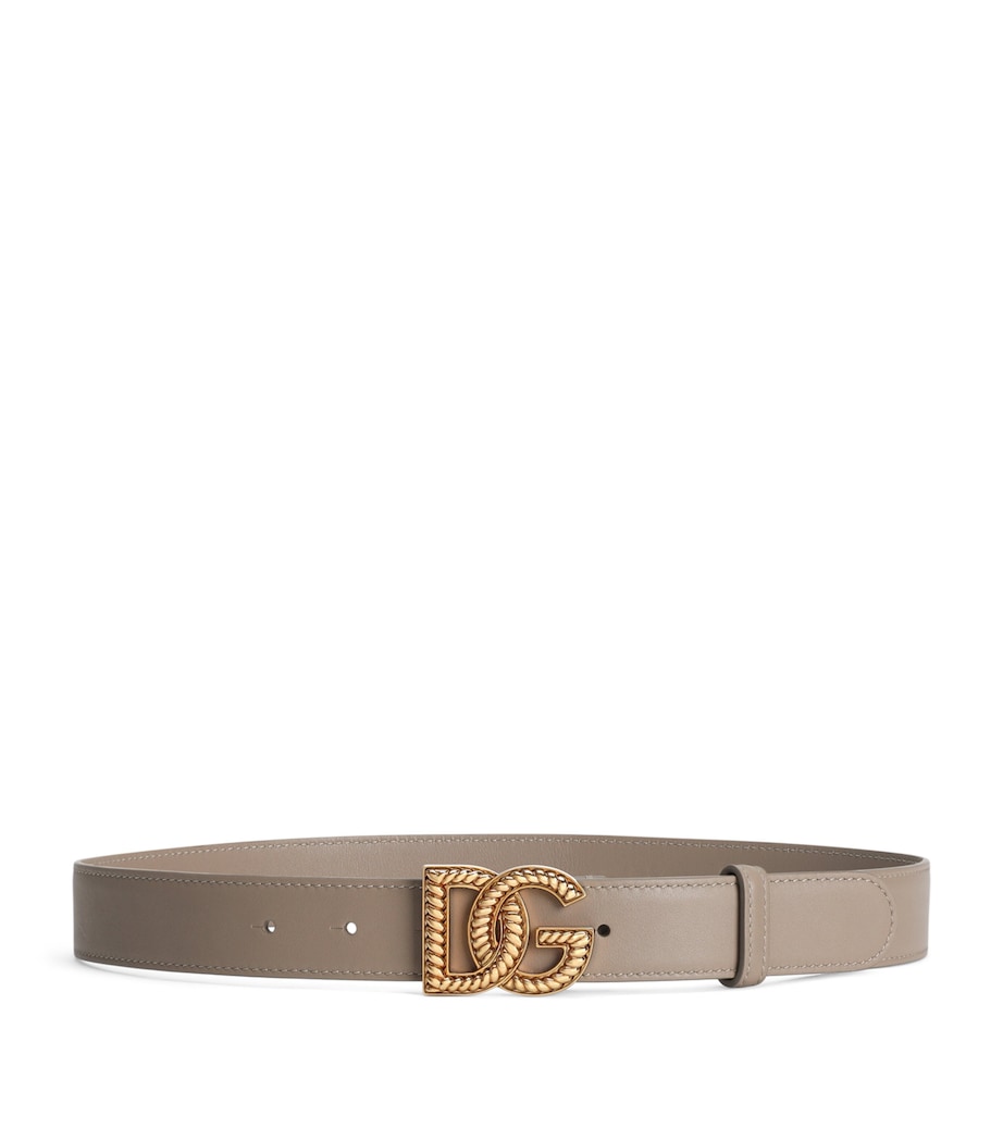 Leather Logo Belt 8I399-TALPA Image 1