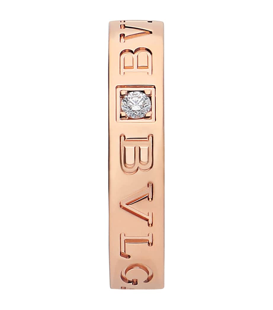 Rose Gold and Diamond B.zero1 Ring PINK GOLD Image 2