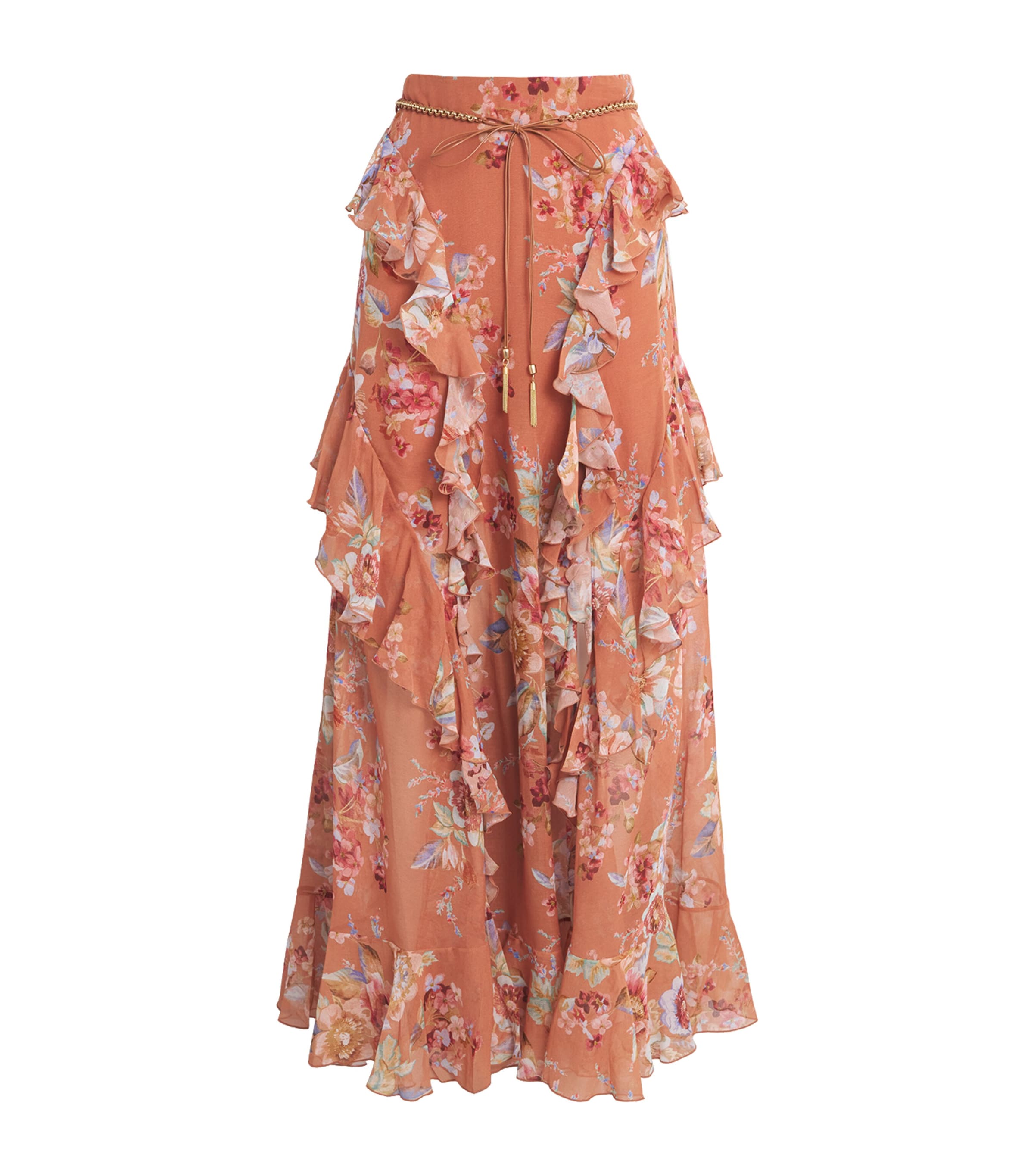 Zimmermann Ruffled Awakened Maxi Skirt