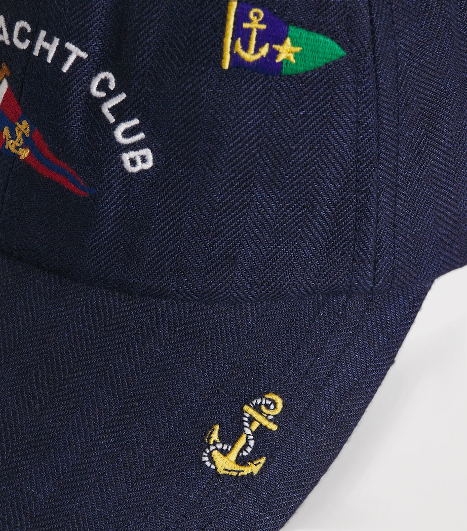 Polo Ralph Lauren Cotton Yacht Club Baseball Cap Refined Navy Image 5