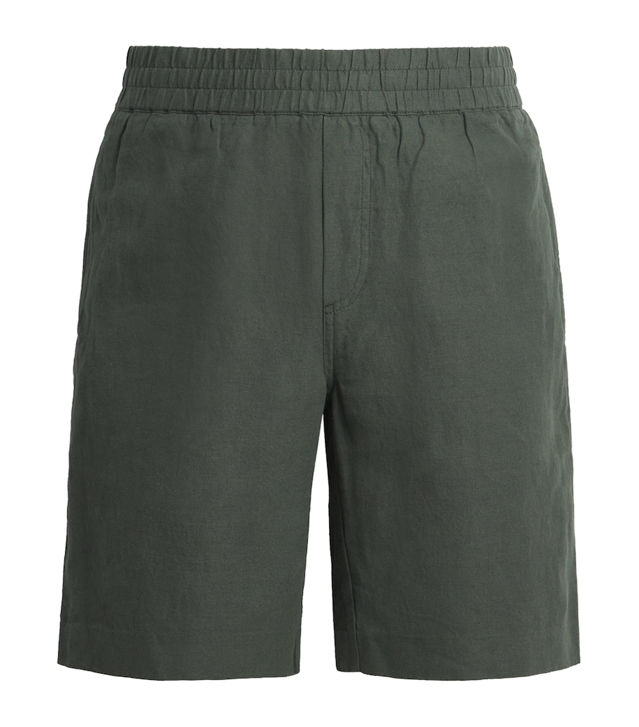 Linen Straight Shorts CLIMB IVY 190307TCX Image 1