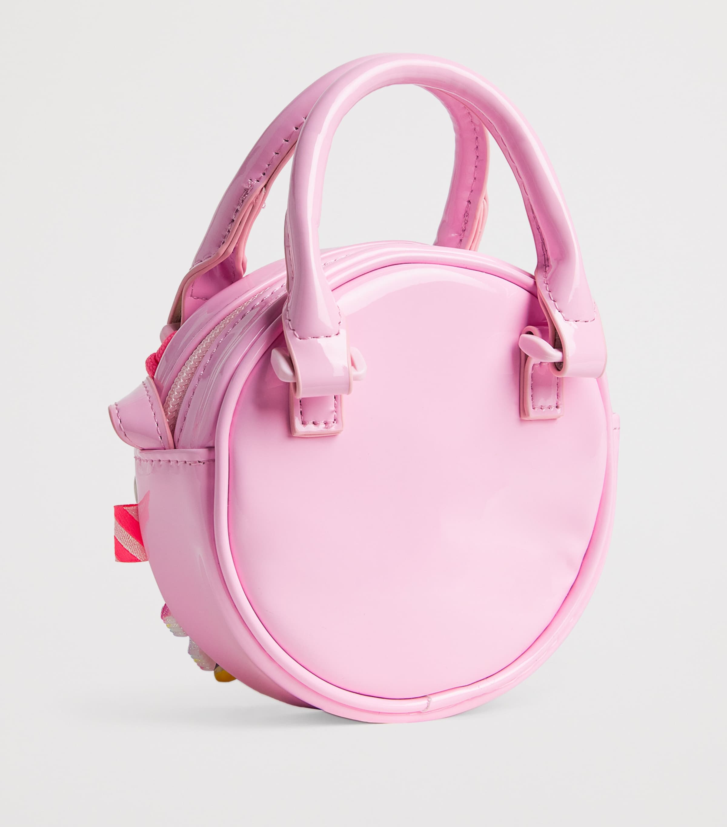 Faux Leather Pom-Pom Cross-Body Bag 46NNOSEGAY Image 2