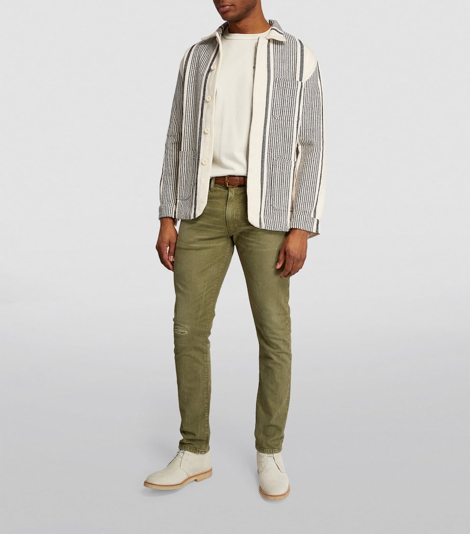 Logo Leather Belt BROWN Image 4