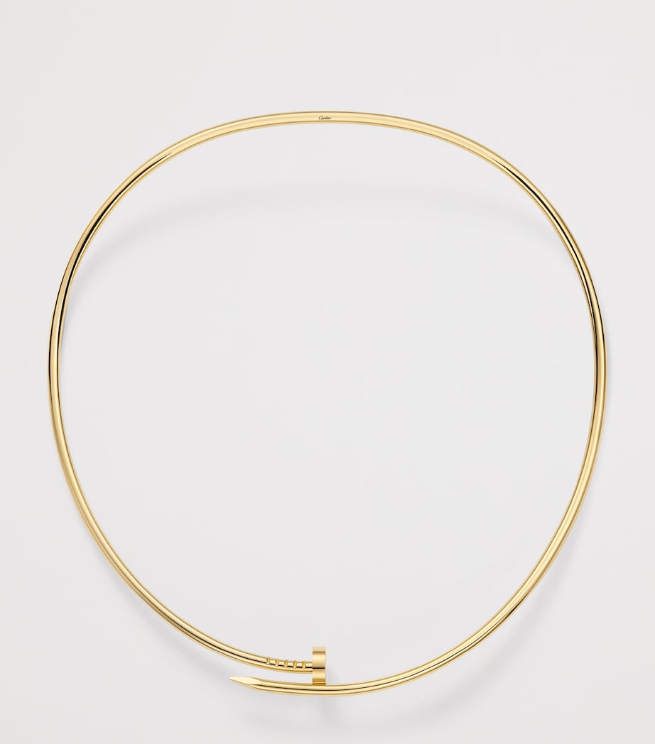 Small Yellow Gold and Diamond Juste un Clou Torque Necklace YELLOW GOLD Image 3