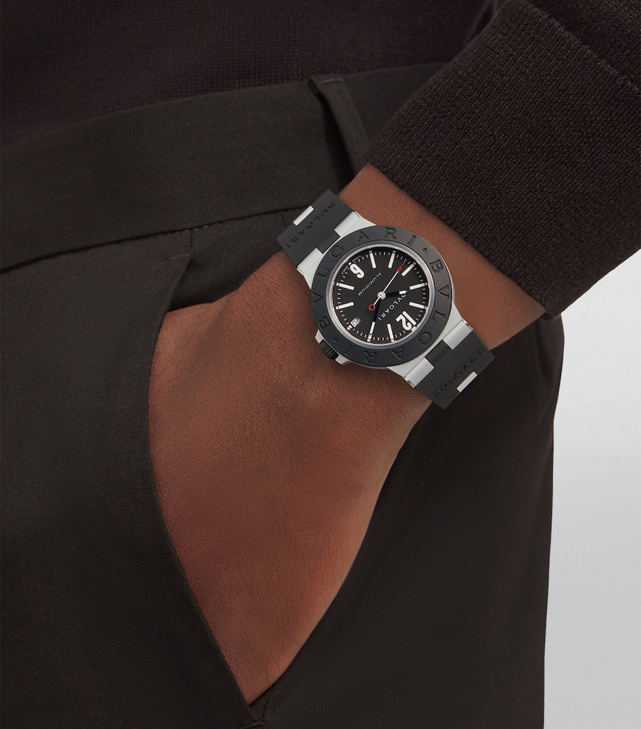 BVLGARI Aluminium Titanium Watch 40mm BLACK Image 3