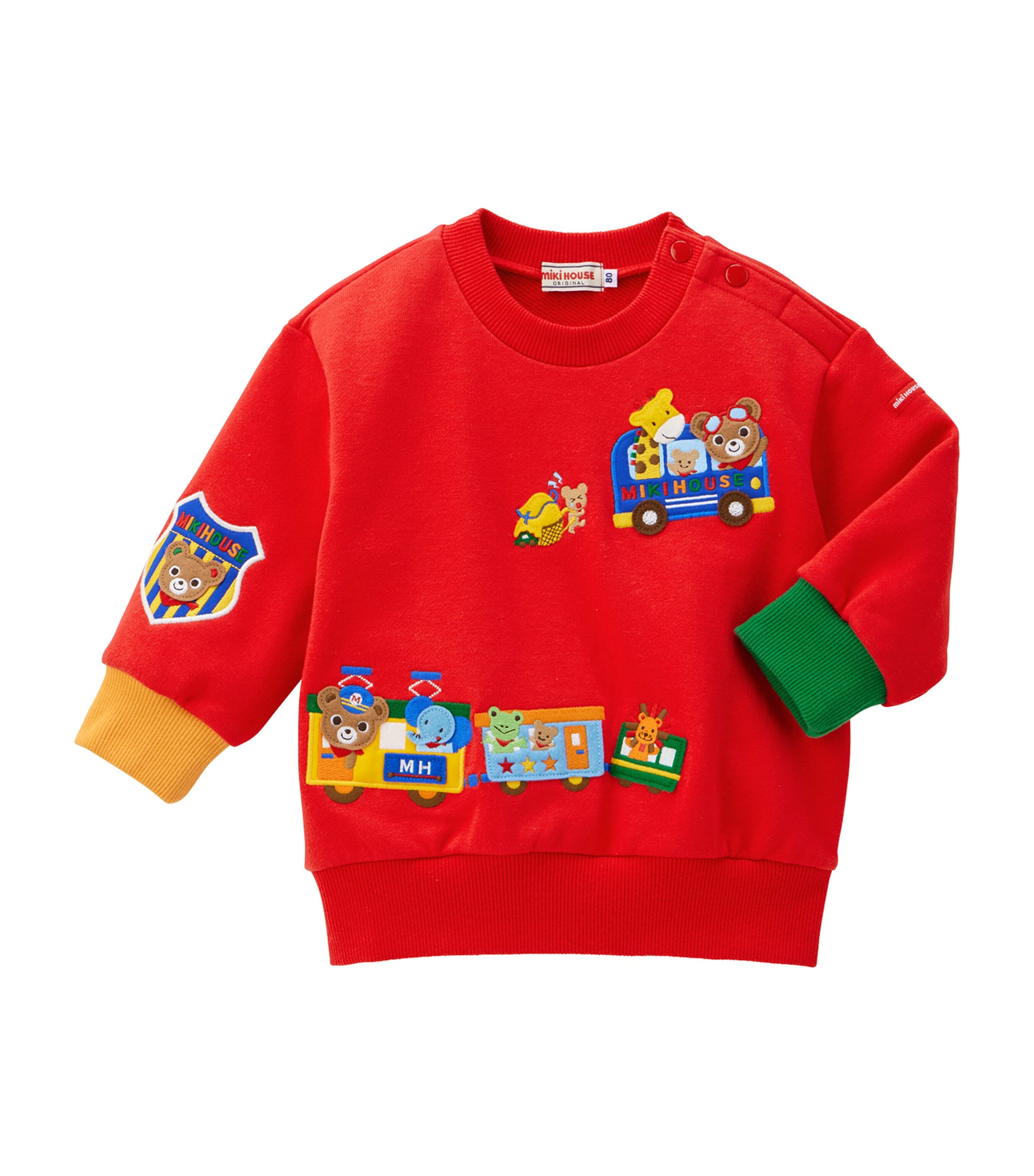 Miki House Adventure Sweatshirt (2-7 Years) | Boys Clothing | Sweatshirts & Hoodies | Designers | Miki House | Hoodies & Sweatshirts