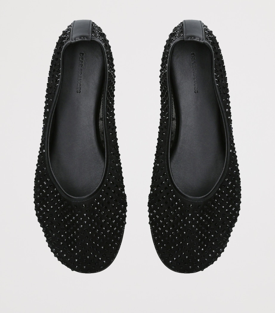 Balla Mesh Ballet Flats BLACK Image 4