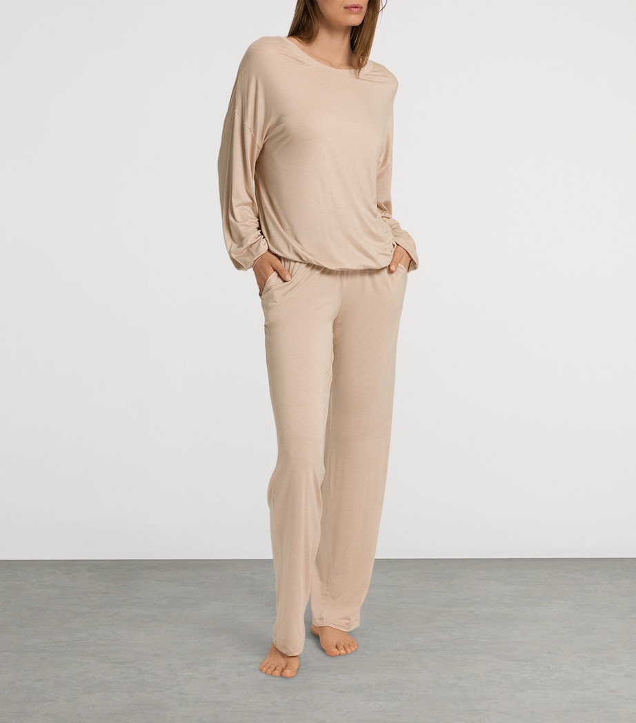 Natural Wear Long Sweatpants COFFEE QUARTZ Image 5
