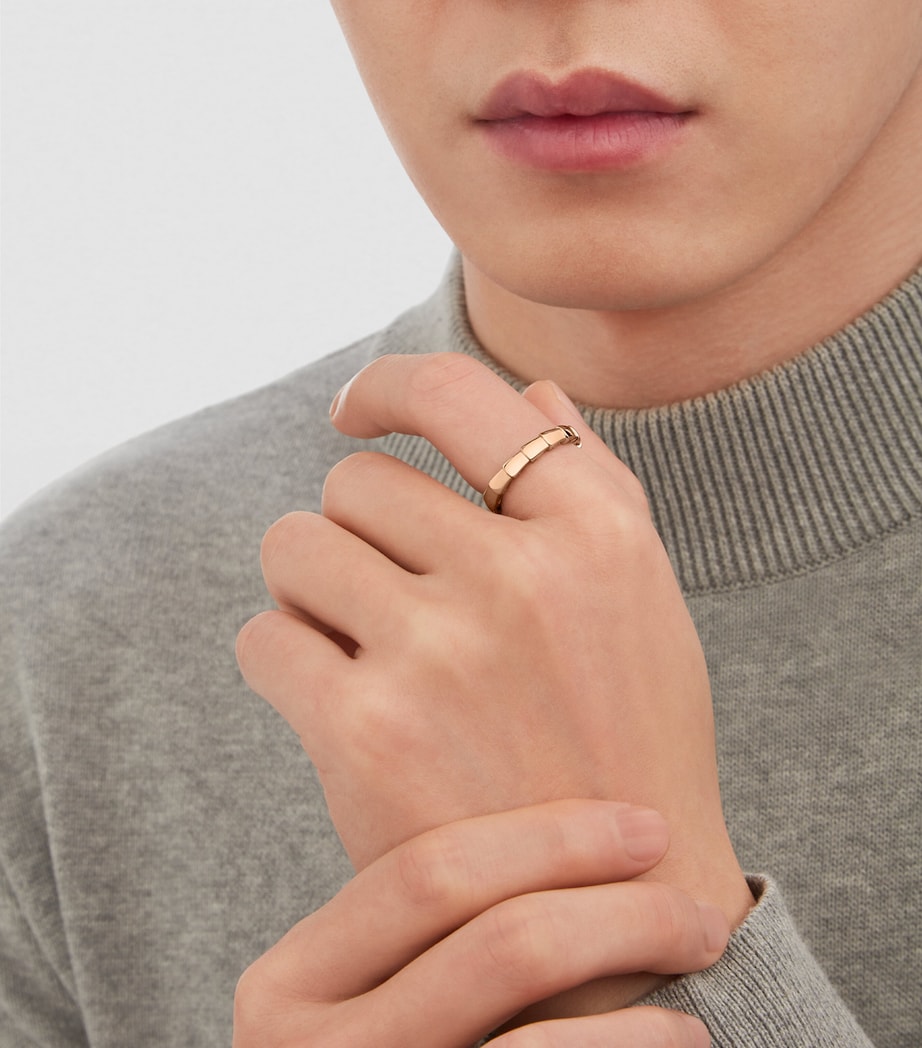 Rose Gold Serpenti Viper Wedding Band PINK GOLD Image 7