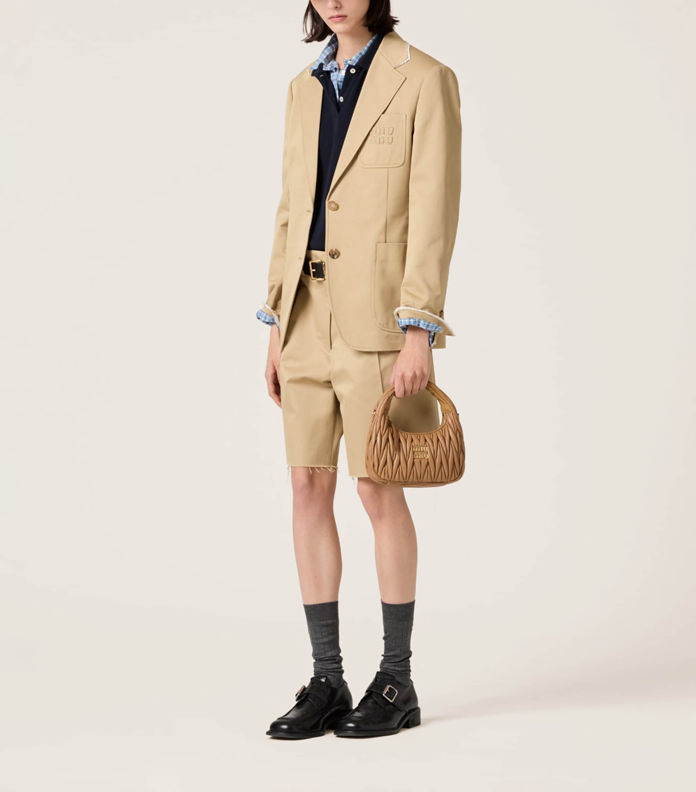 Matelassé Leather Wander Top-Handle Bag F098L Image 2