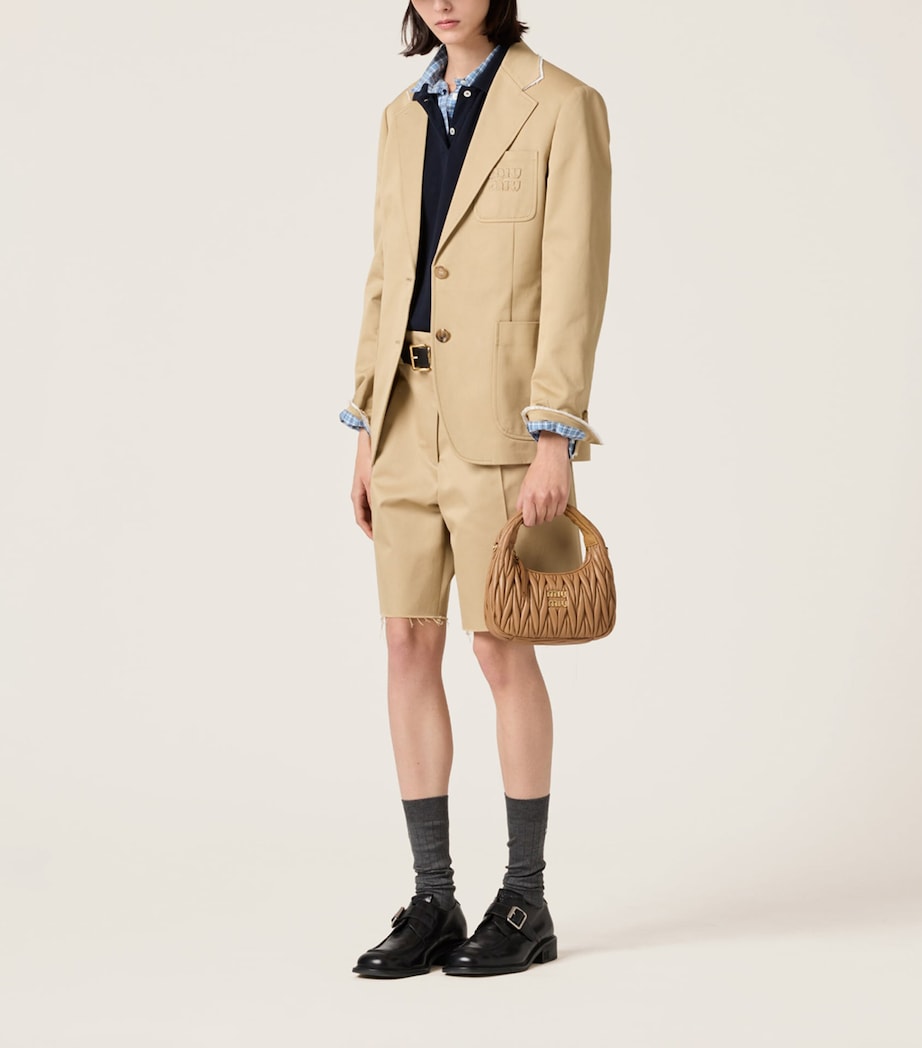 Matelassé Leather Wander Top-Handle Bag F098L Image 2