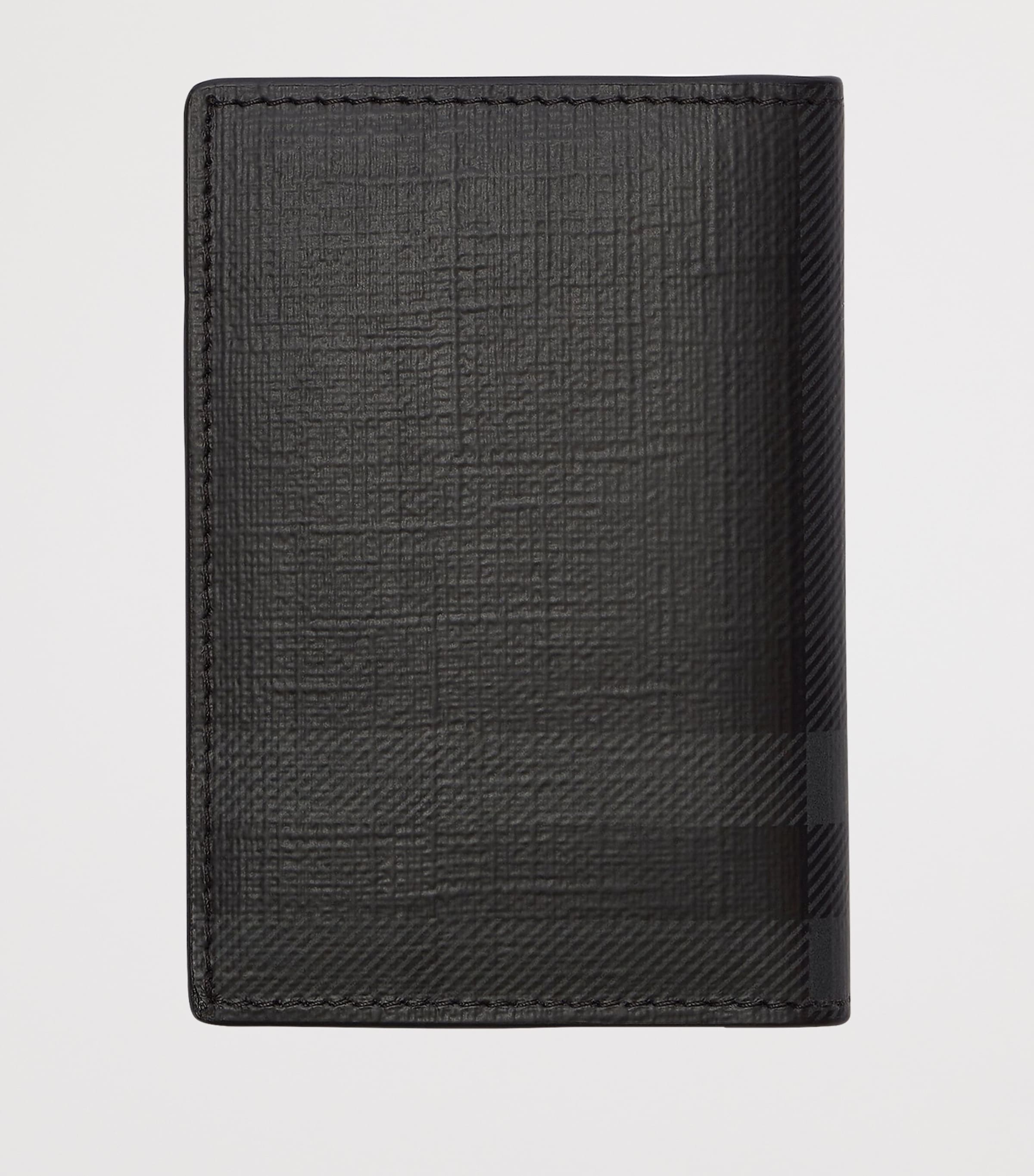 Burberry City Check Folding Card Holder Iron Image 3