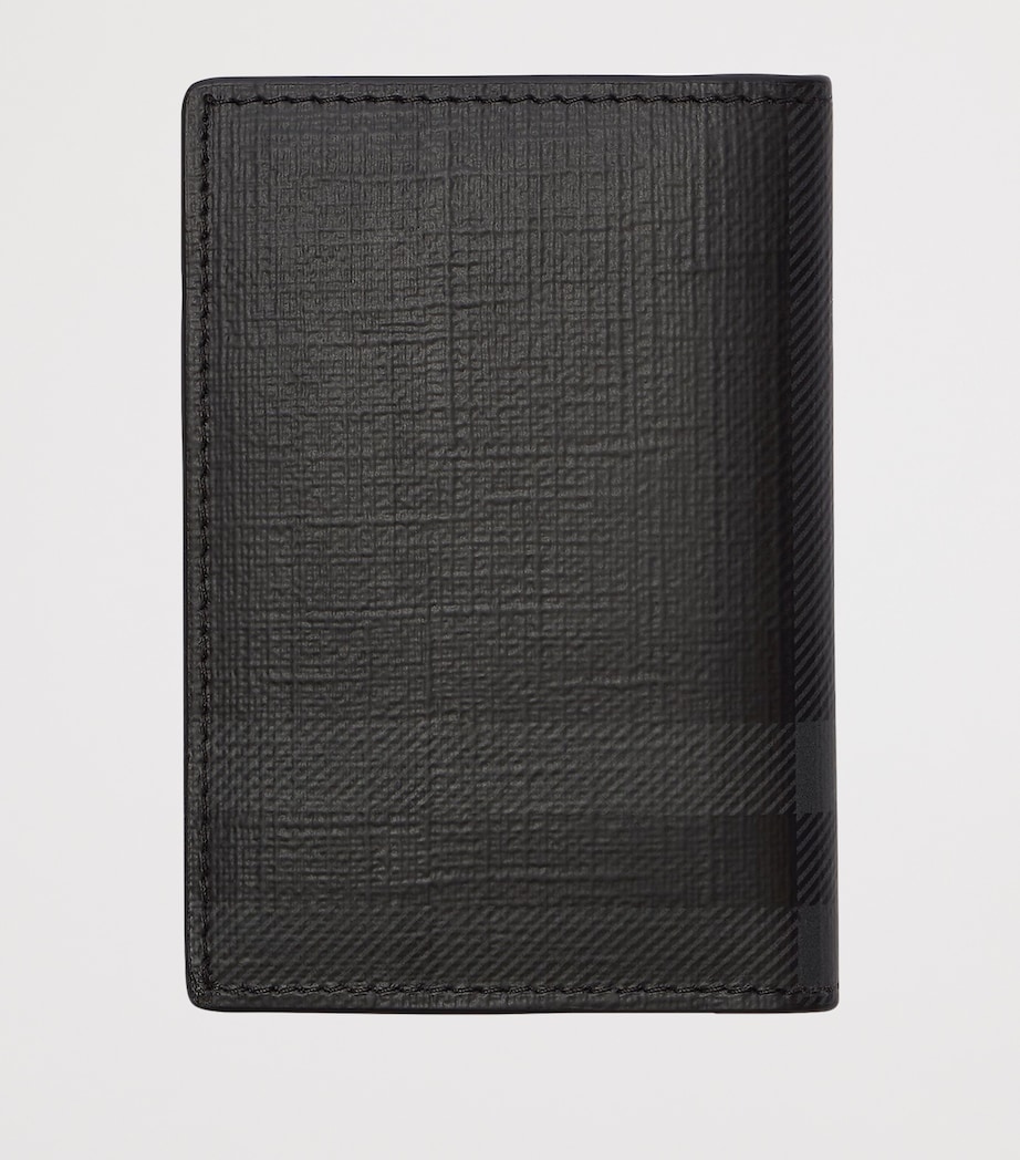 Burberry City Check Folding Card Holder Iron Image 3