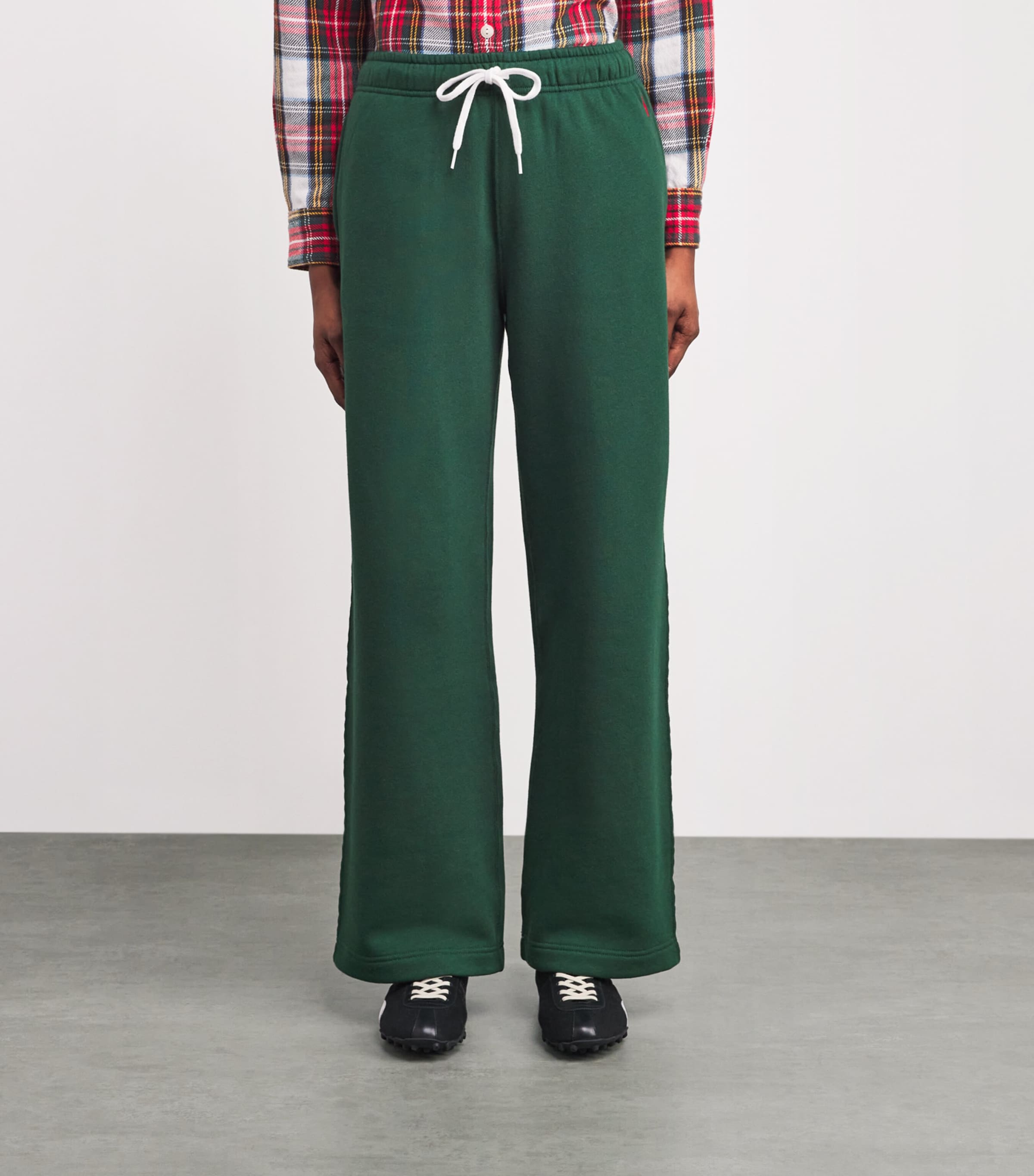 Cotton-Blend Polo Pony Sweatpants NORTHWEST PINE Image 3