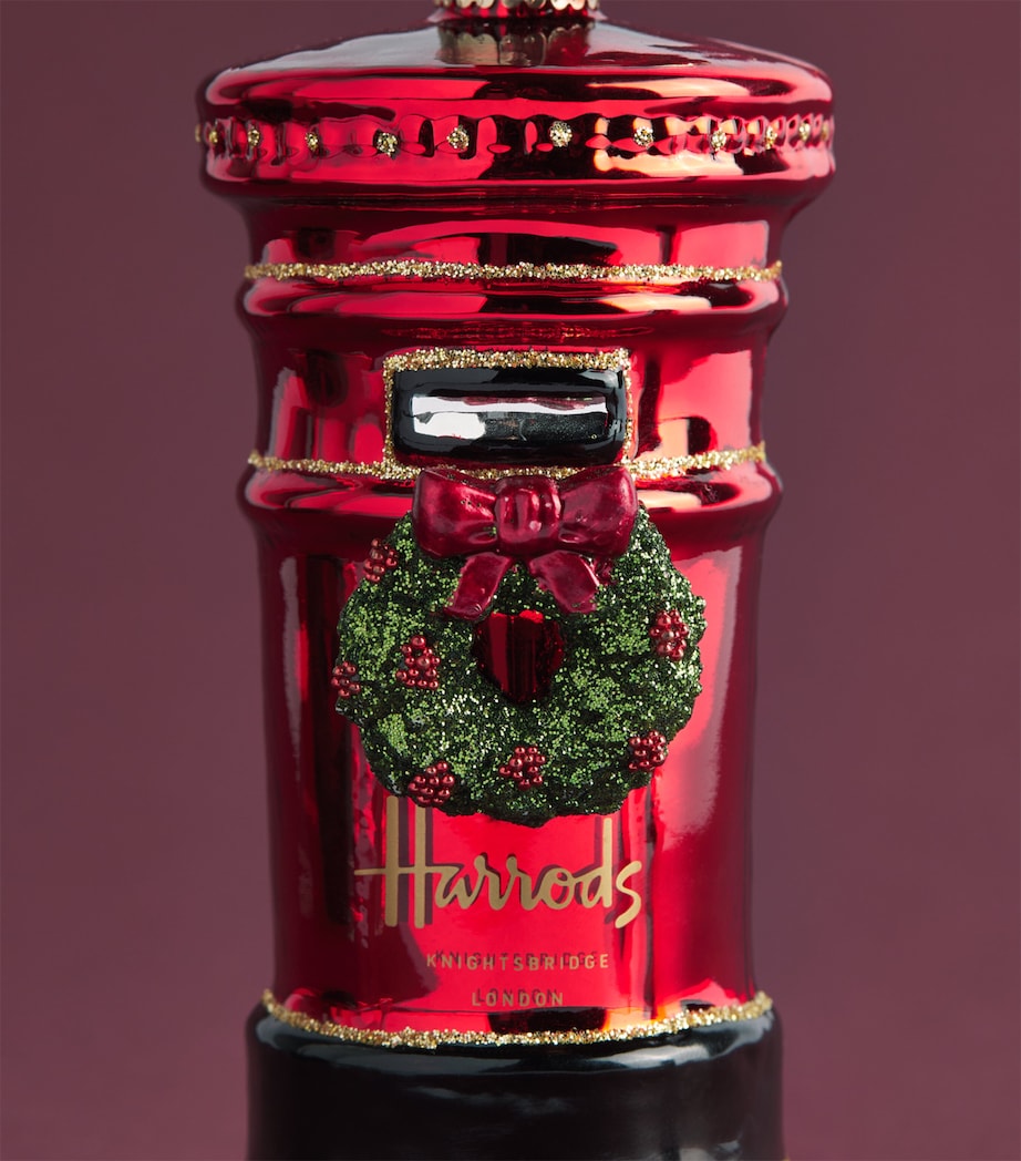 Harrods Wreath Post Box Tree Decoration | Harrods US