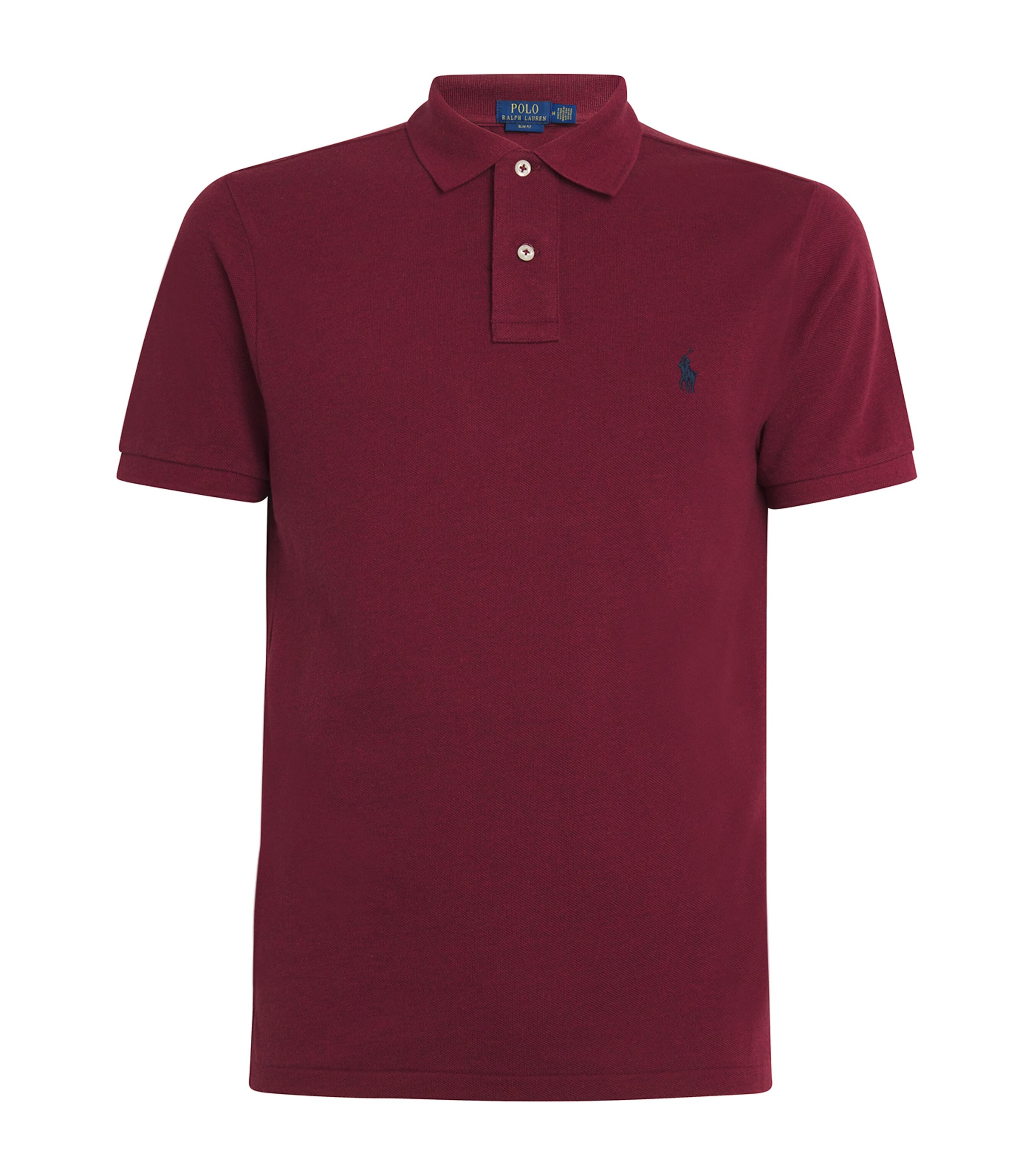 Shop Polo Ralph Lauren Mesh Slim Polo Shirt In Red