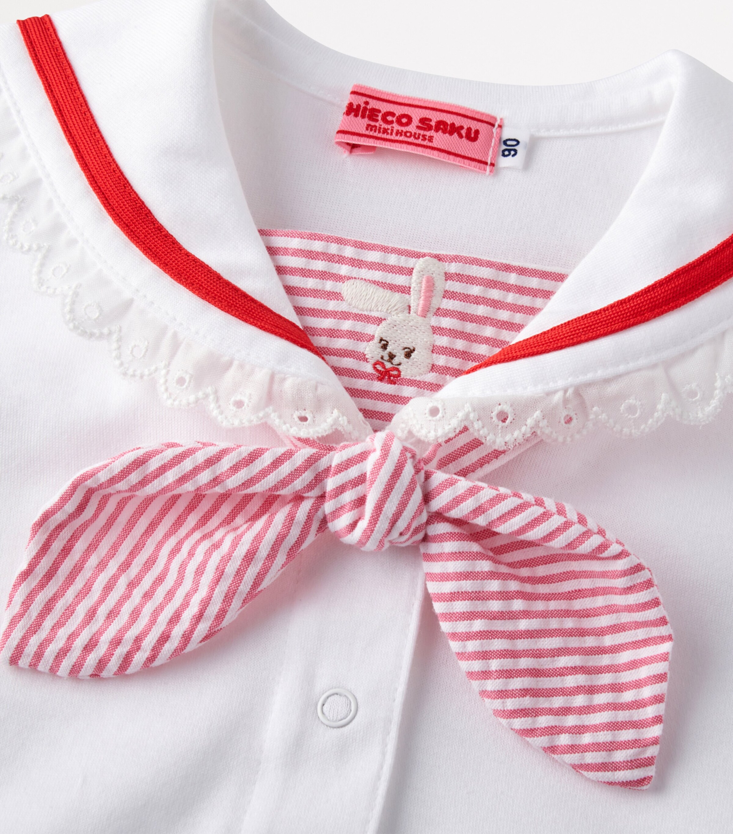 Miki House Cotton Embroidered Blouse (2-7 Years) Image 6