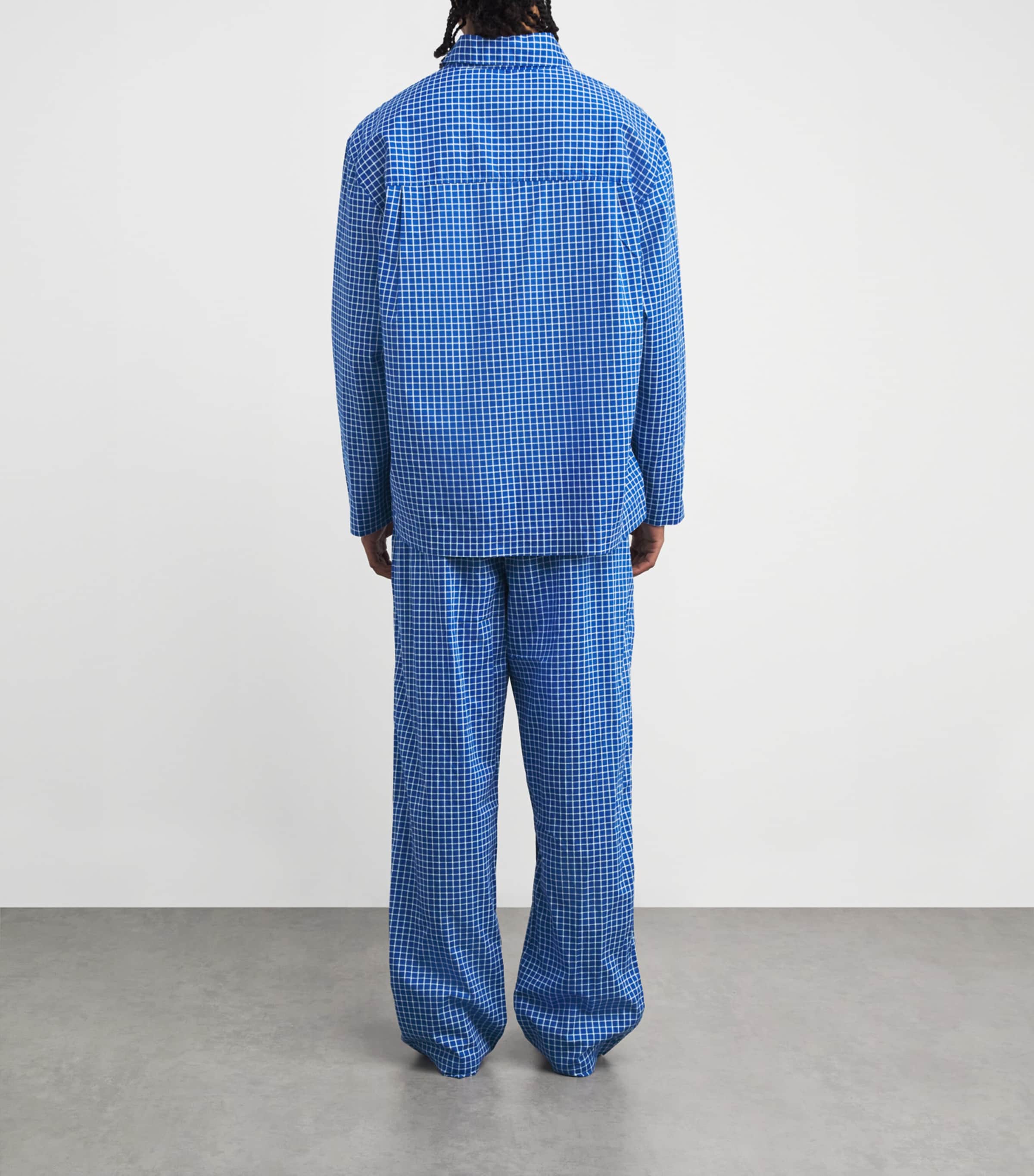 Cotton Check Pyjama Set ZFJ19484 CLUB CHECK Image 3