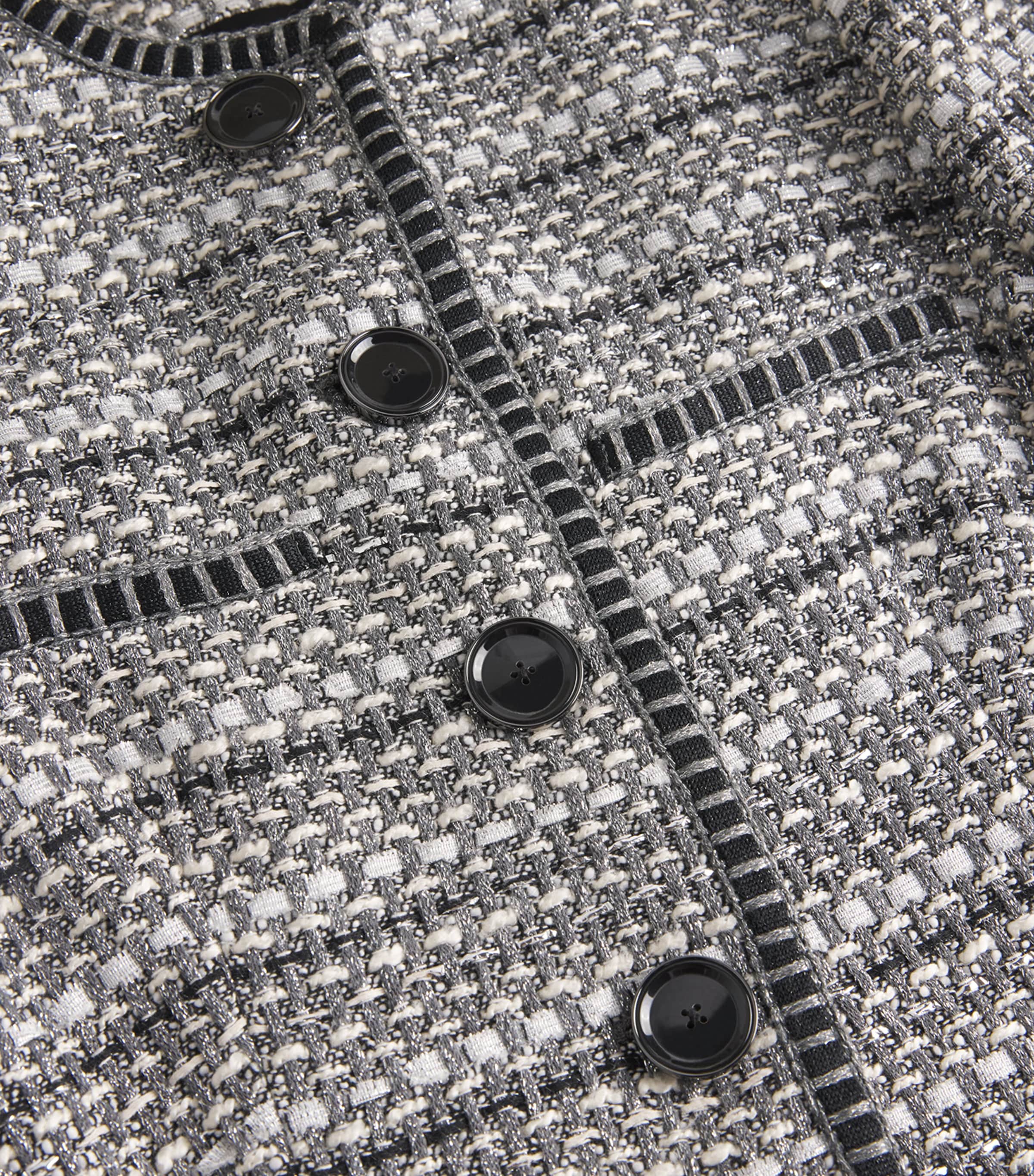 Tweed Alessia Blazer E0359 SILVER Image 5