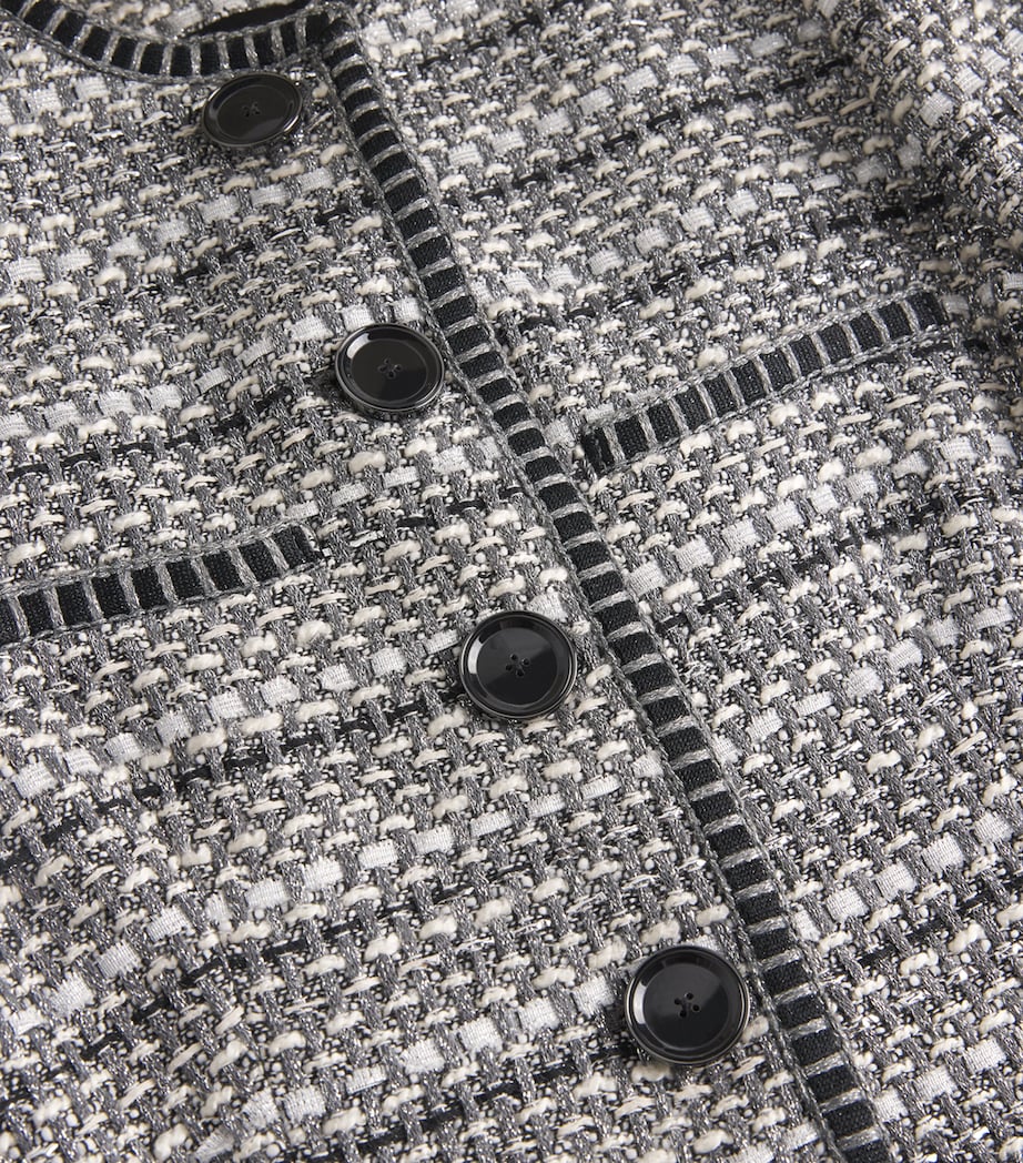 Tweed Alessia Blazer E0359 SILVER Image 5