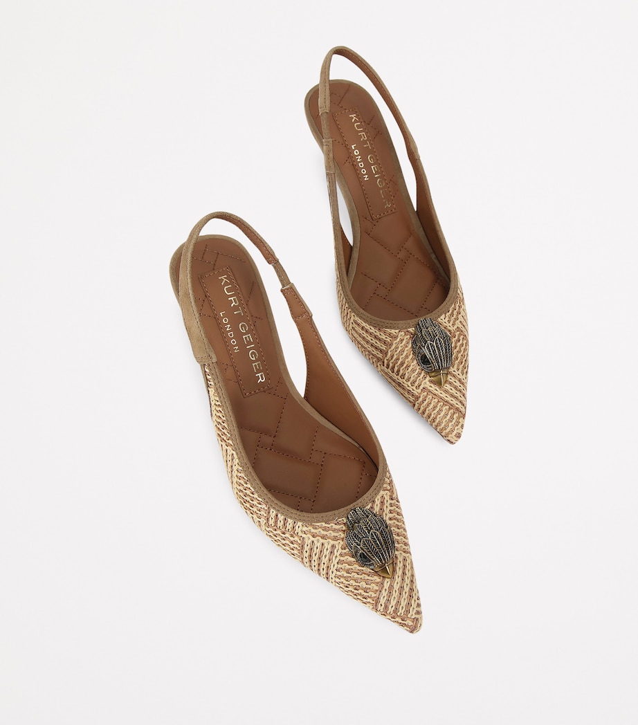 Kurt Geiger London Belgravia Slingback Pumps 60 Beige Comb Image 4