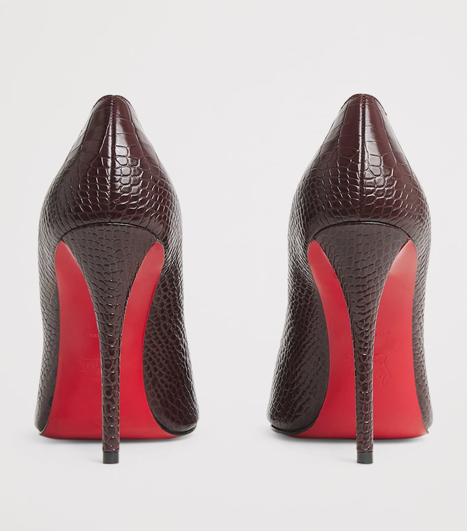 Miss Z Alligator-Embossed Leather Pumps 100 R839 Image 4