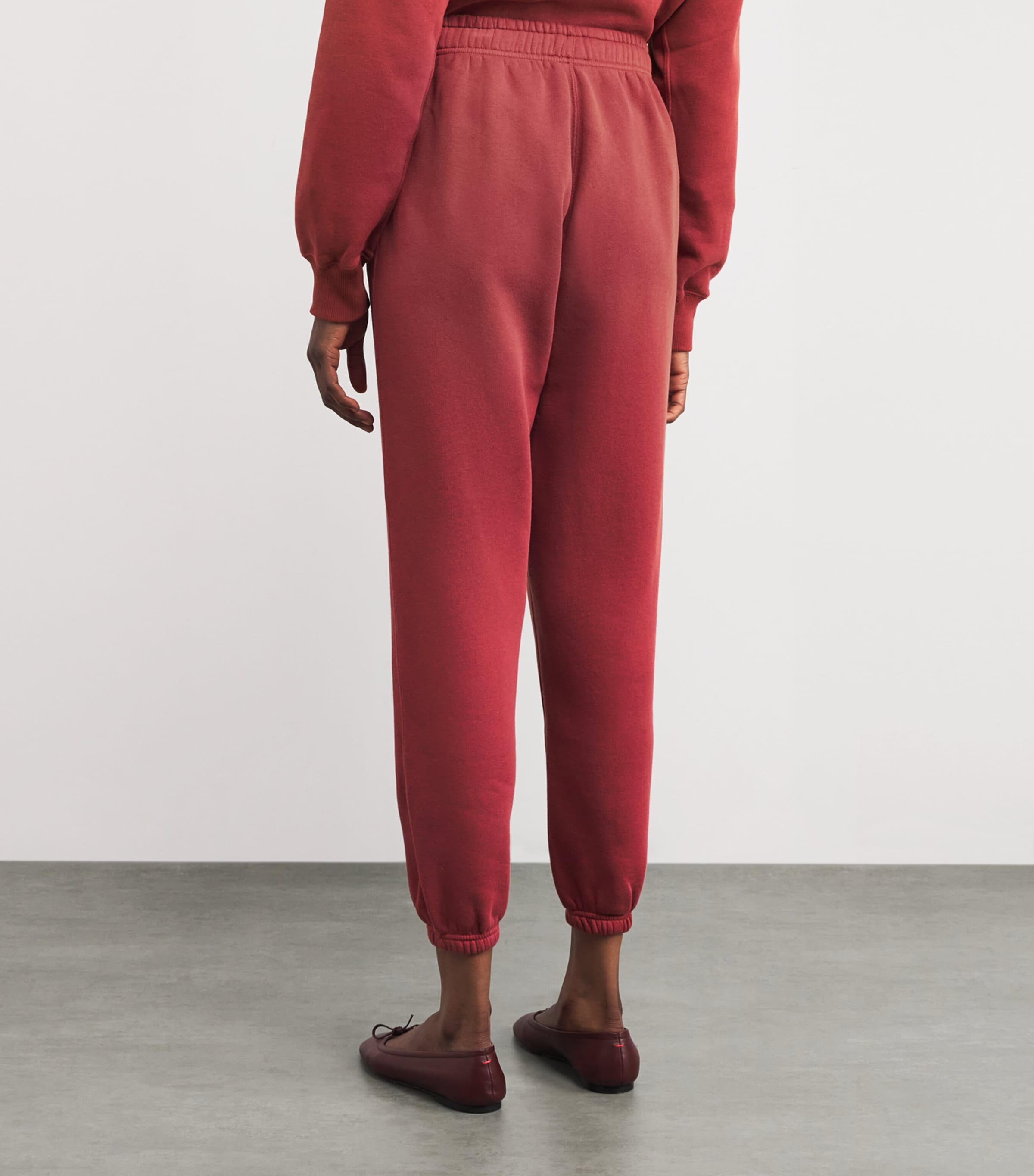 Cotton-Blend Cuffed Sweatpants RED SNAPPER Image 4
