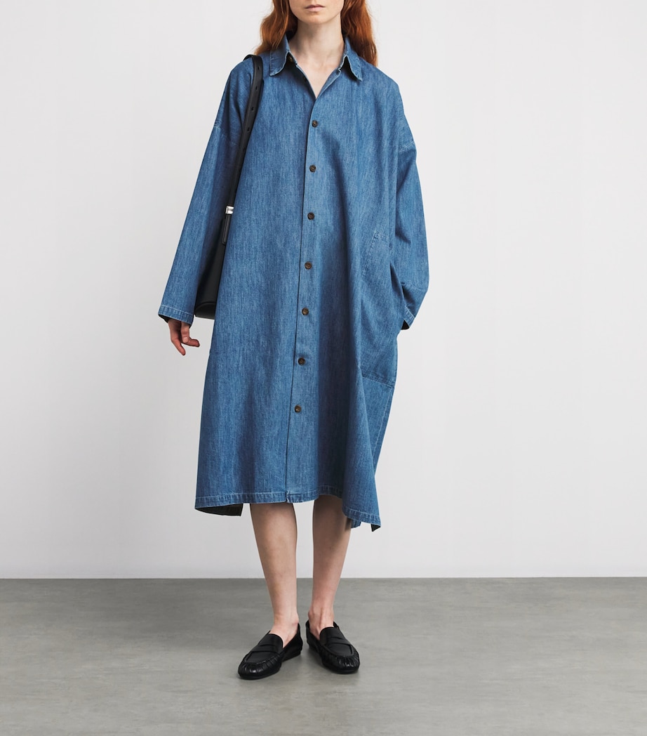 Denim A-Line Shirt DENIMLIGHT Image 2